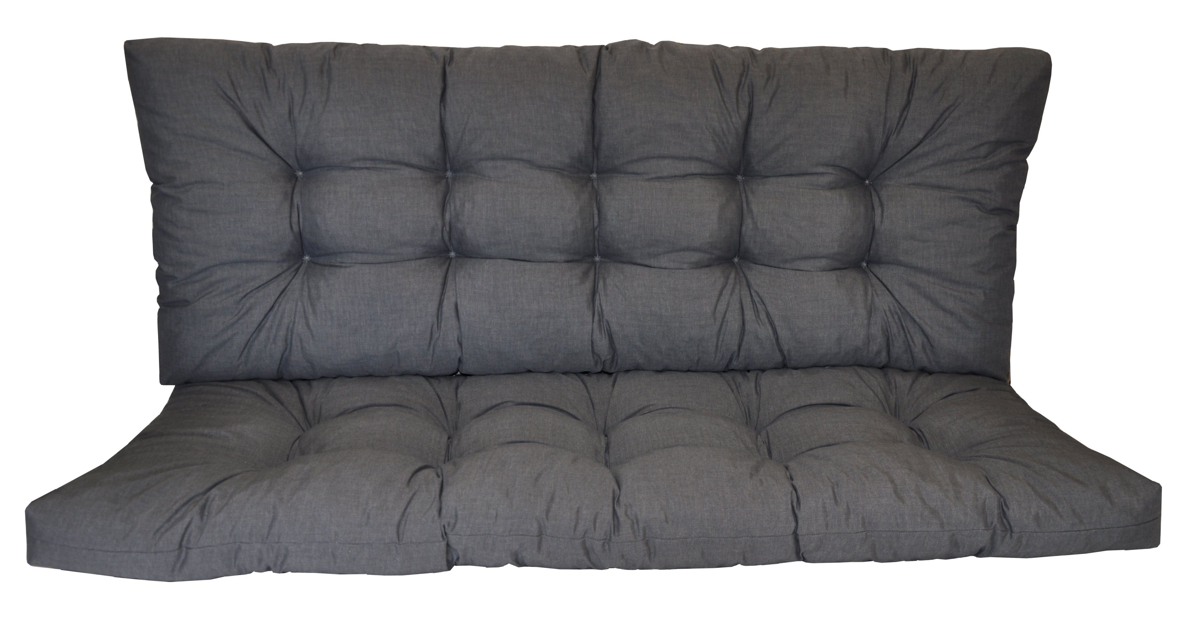 Rattani Sitzkissen Polster Kissen für Hollywoodschaukel 5 Größen anthrazit günstig online kaufen