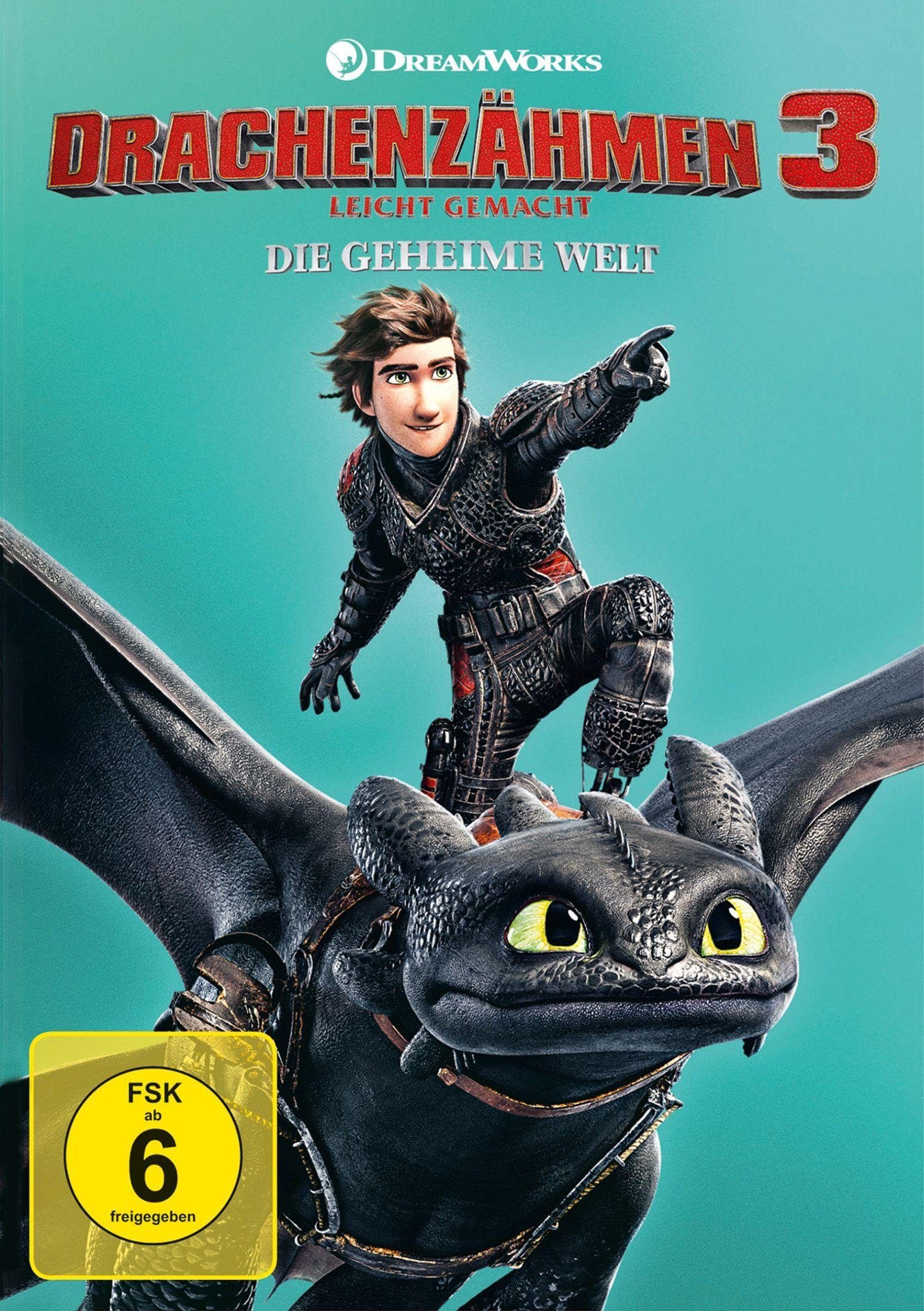 DreamWorks DVD Drachenzähmen leicht gemacht 3 - Die geheime Welt