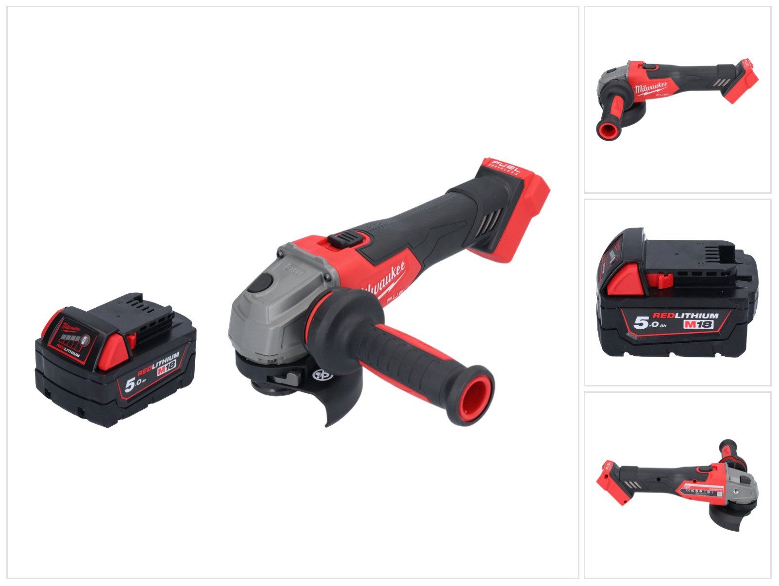 Milwaukee Winkelschleifer M18 FSAG115X-501 Akku Winkelschleifer günstig online kaufen