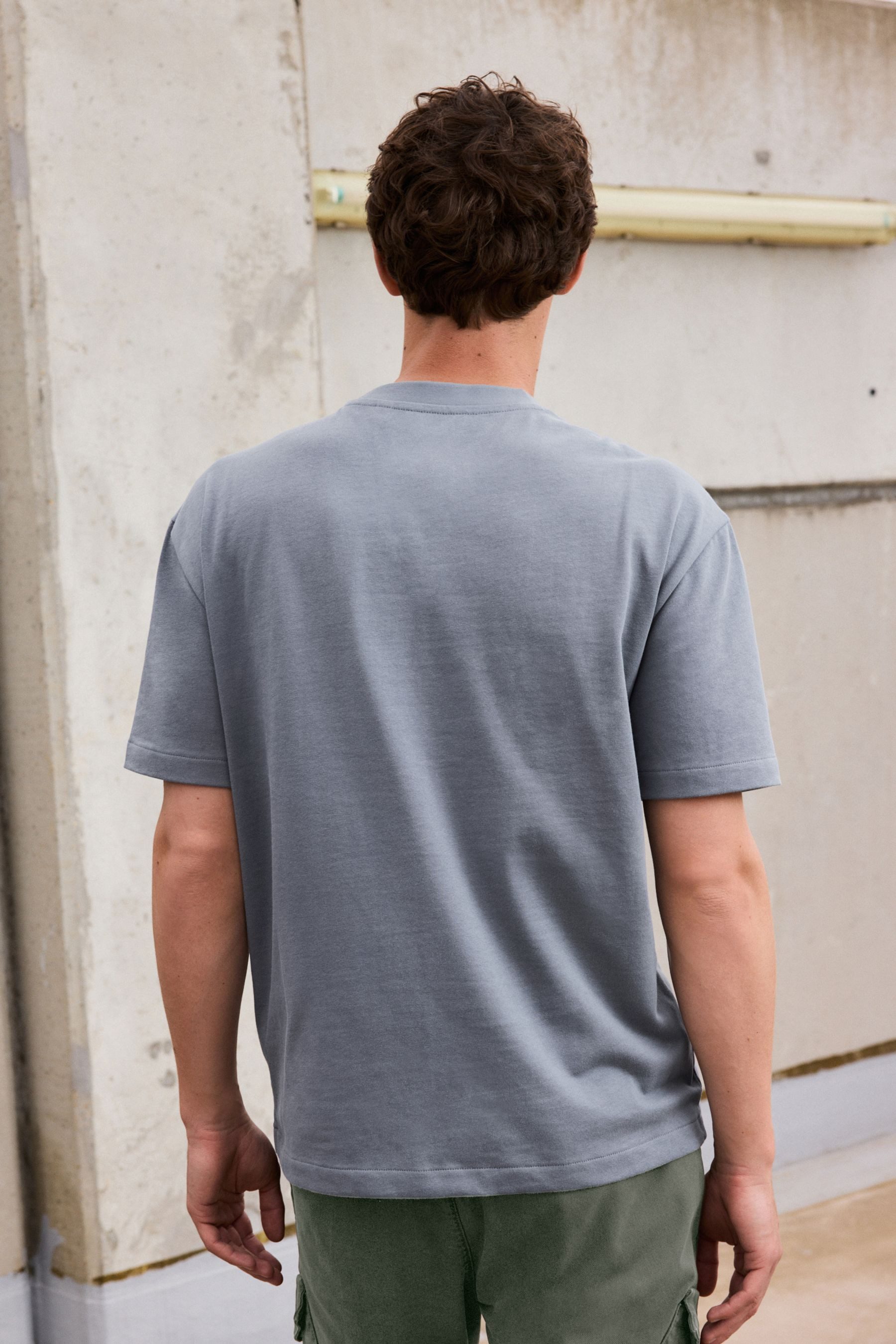 Next T-Shirt Schweres T-Shirt im Relaxed günstig online kaufen