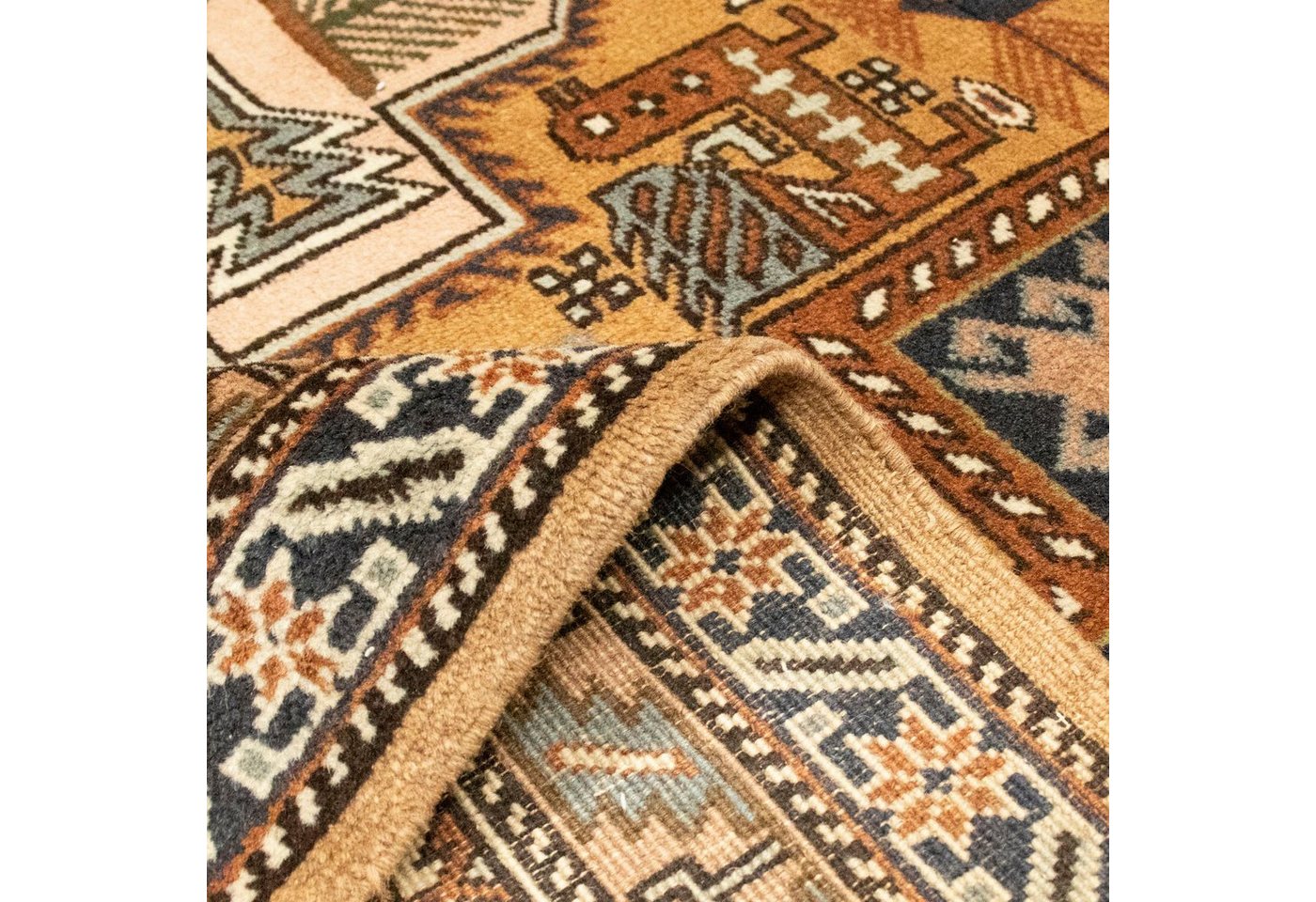 Wollteppich »Ardebil Teppich handgeknüpft terrakotta«, morgenland, rechteckig, Höhe 8 mm, handgeknüpft-kaufen