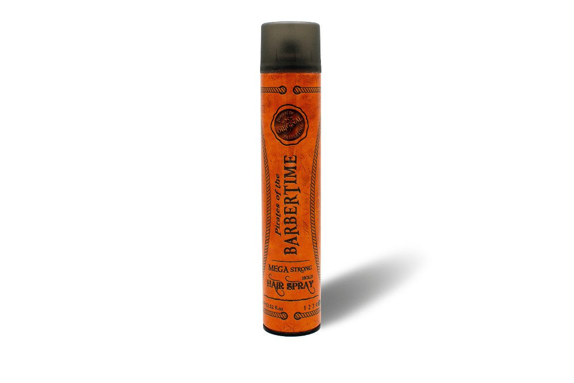 BARBERTIME Haarspray Hair Spray Haarspray Haarstyling 400ml Mega Strong