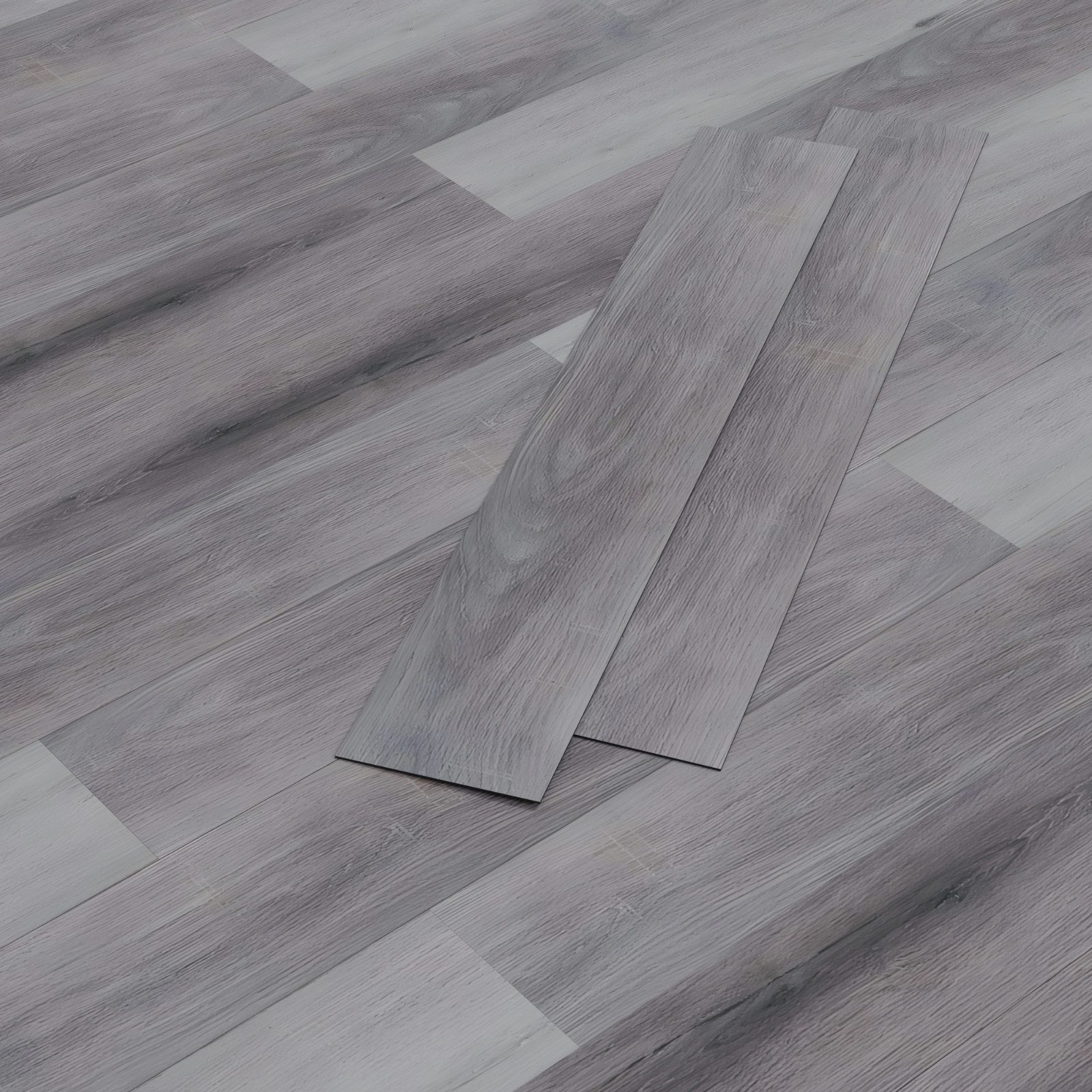 HAGO Vinylboden 2,23m² Grau Kiefer Selbstklebend Bodenbelag Laminat 2mm Dicke PVC, Selbstklebend, Rutschfest, Wasserresistent
