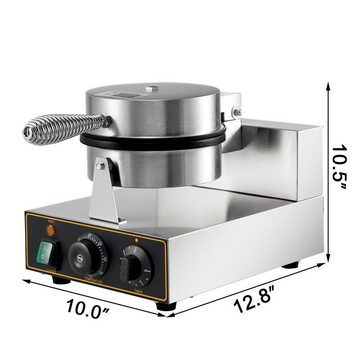 VEVOR Gugelhupf-Maker HT-1 220V Waffle Maker Edelstahl Waffelautomat antihaftbeschicht