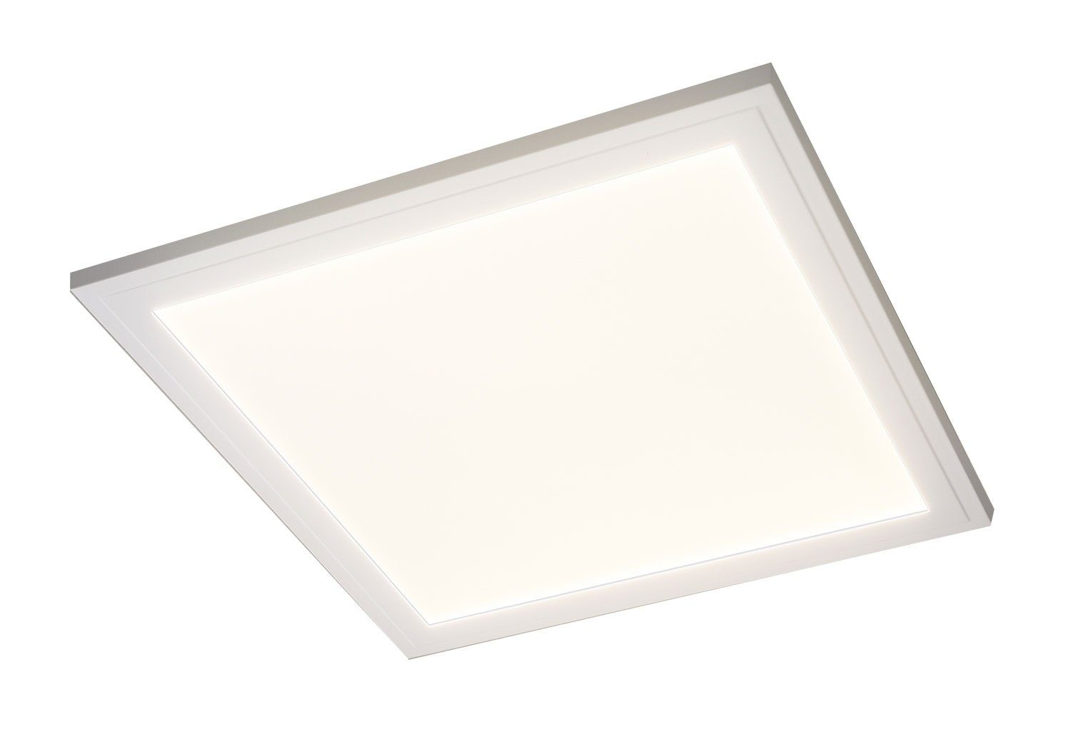 casa NOVA LED Deckenleuchte SINA CCT, 1-flammig, B 29 x T 29 cm, Weiß, LED fest integriert, Neutralweiß, Kunststoff, Stahl
