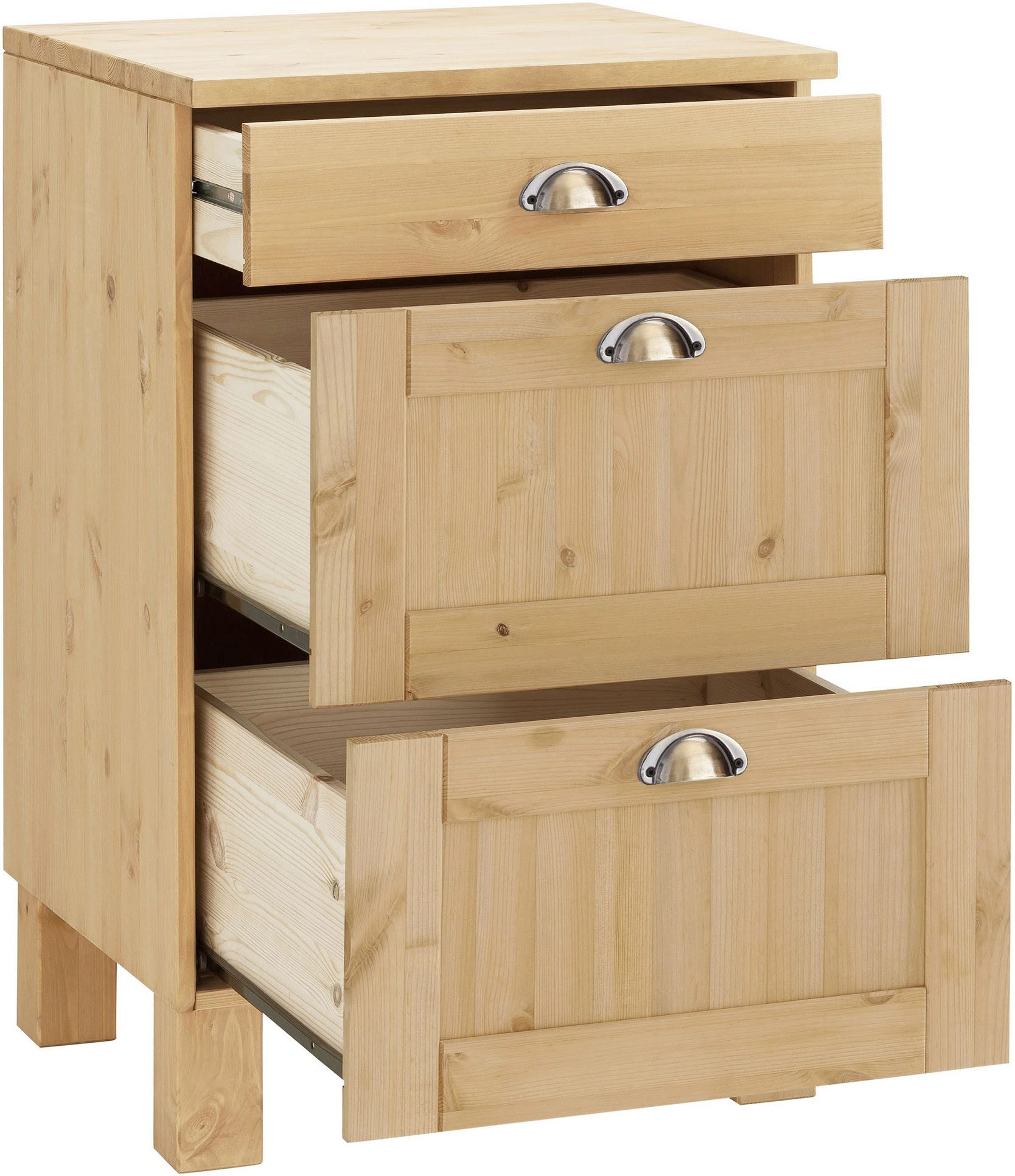 Home affaire Unterschrank Oslo 50 cm breit, in 2 Tiefen, mit 23 mm Arbeitsplatte, 3 Schubladen – Bild 4 von 5