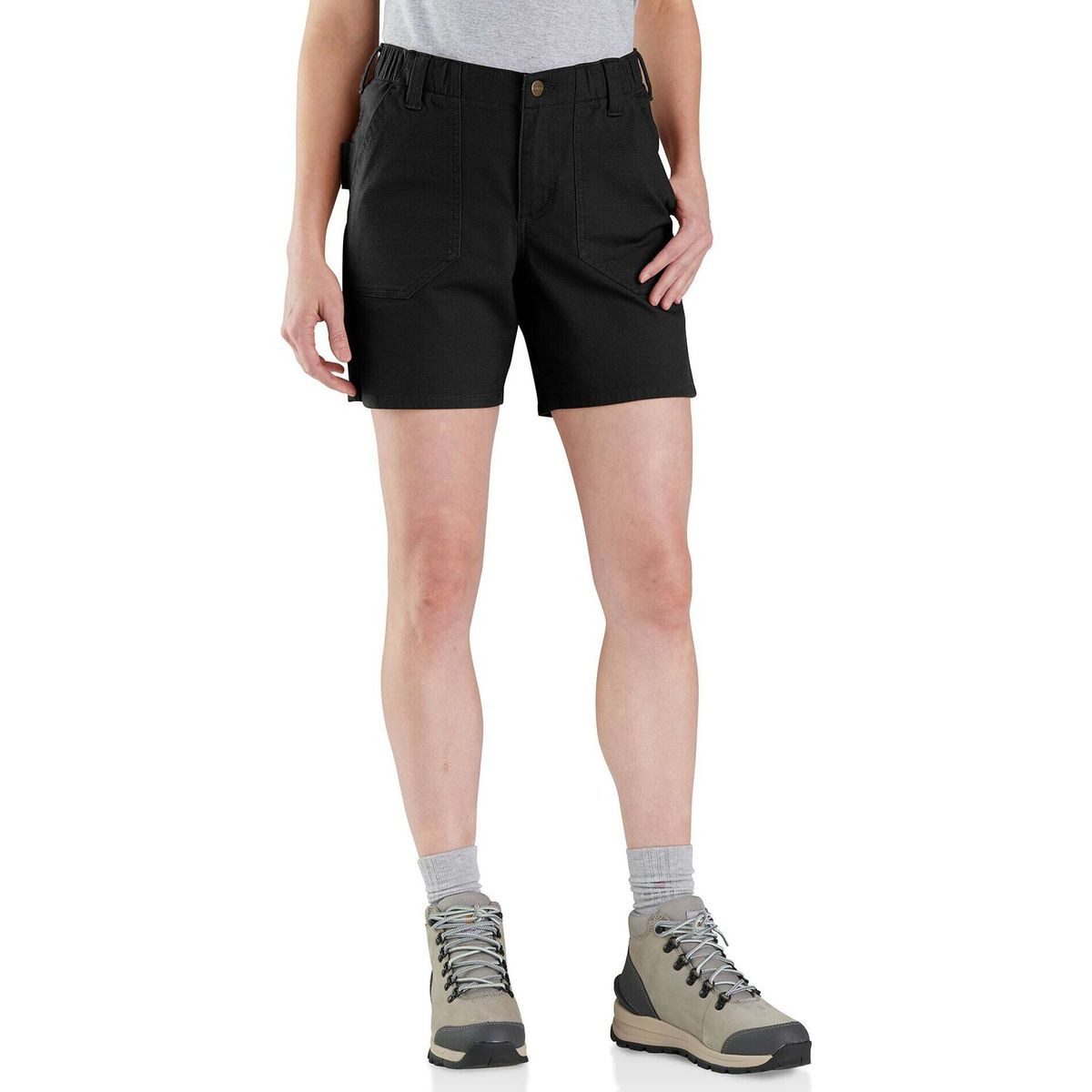 Carhartt Funktionsshorts Ashland Short Bequeme und robuste Damen-Shorts mit elastischem Bund und ideal für