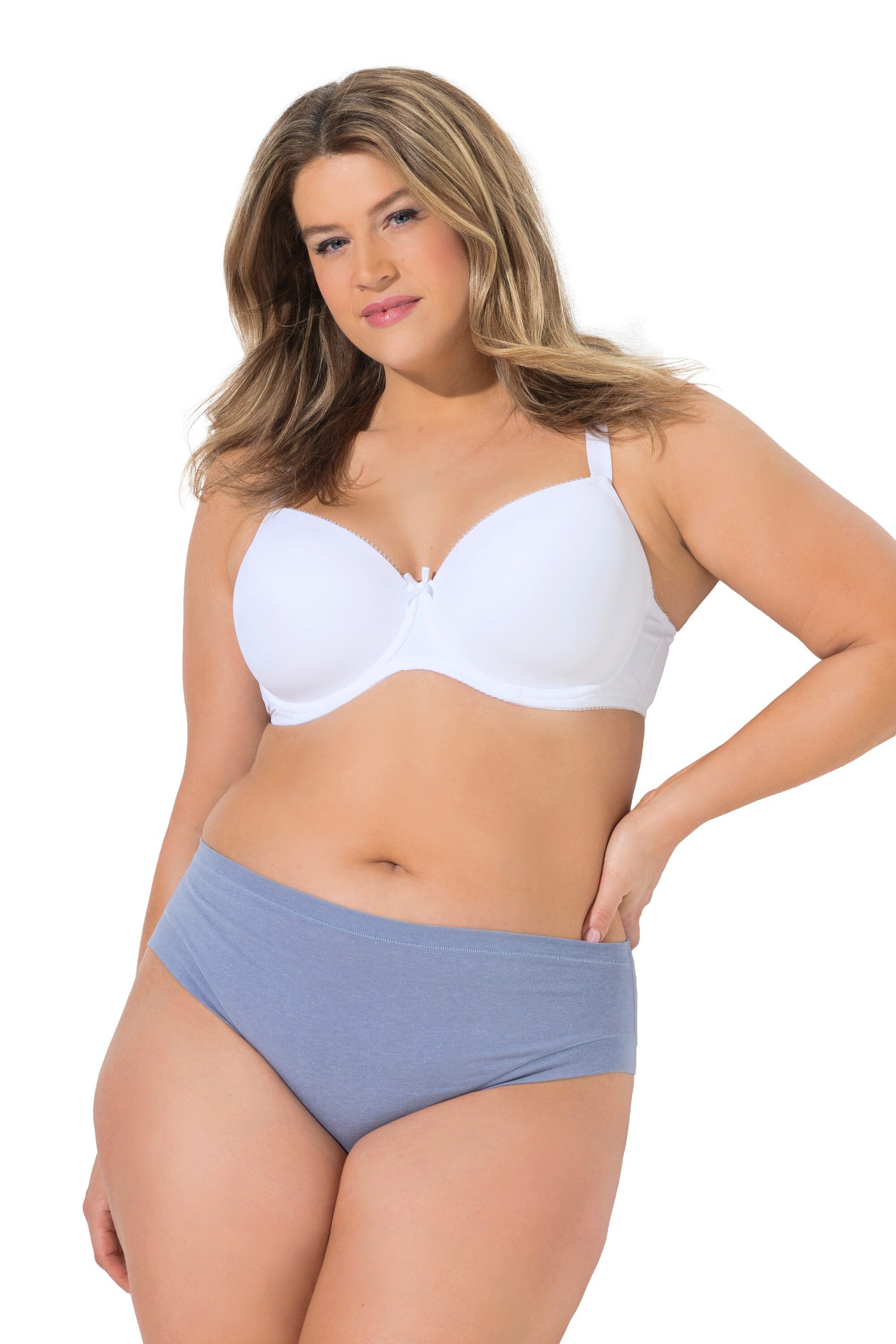 Ulla Popken Midislip Midislips 3er-Pack extraweich