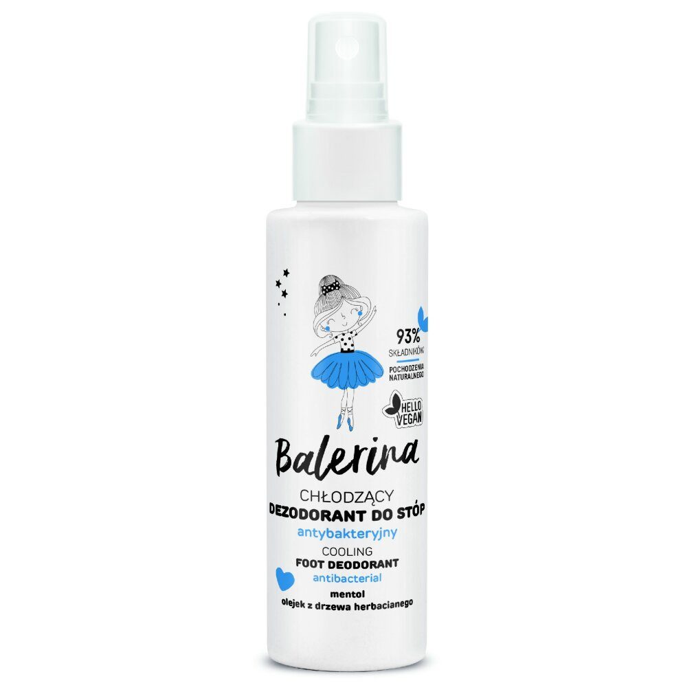 Floslek Deo-Roller Floslek Balerina Kühlendes Fußdeodorant - antibakteriell