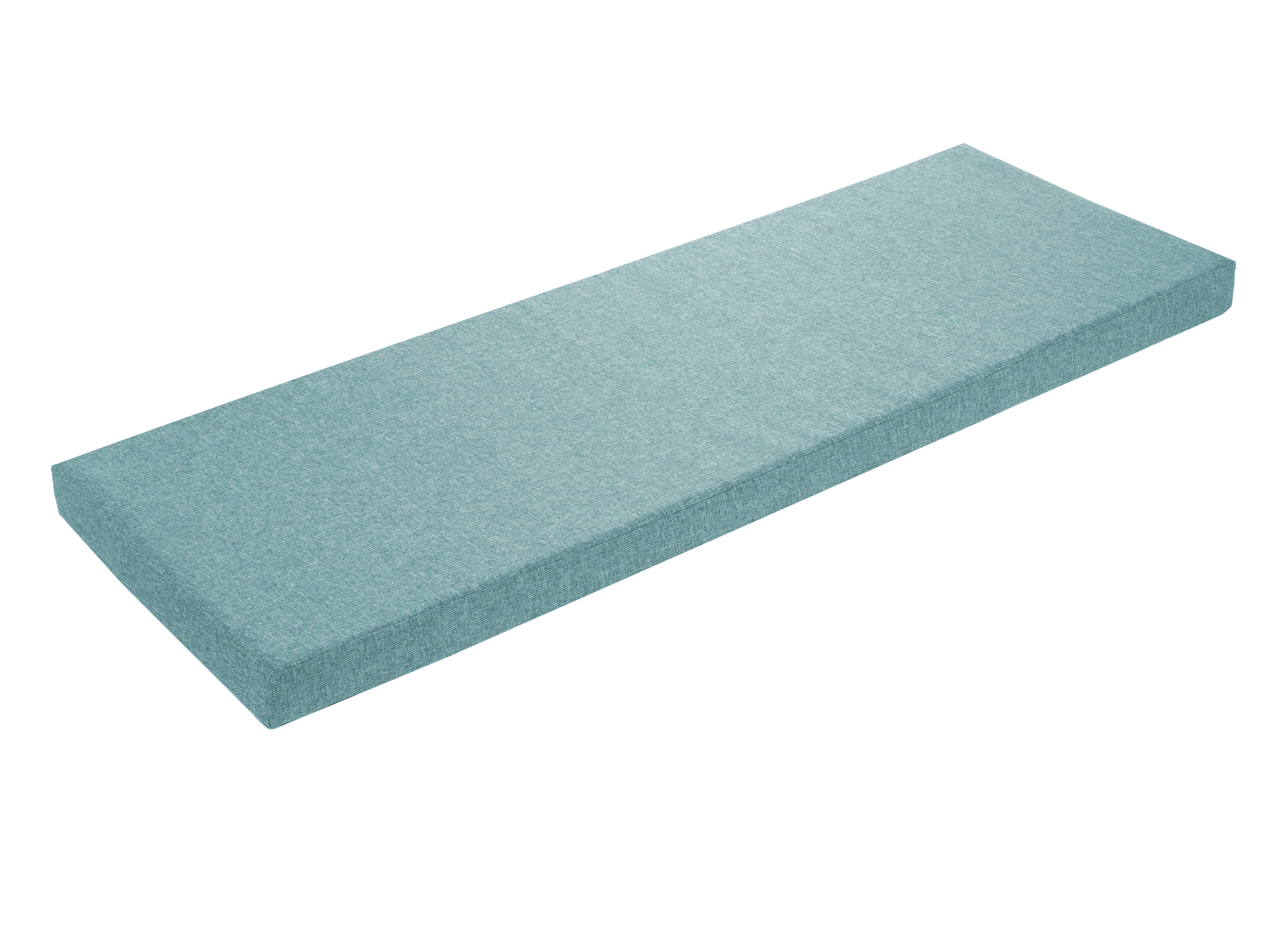 sleepling Bankauflage, (1 St), 110x40 cm, türkis, Anti-Rutsch Unterseite