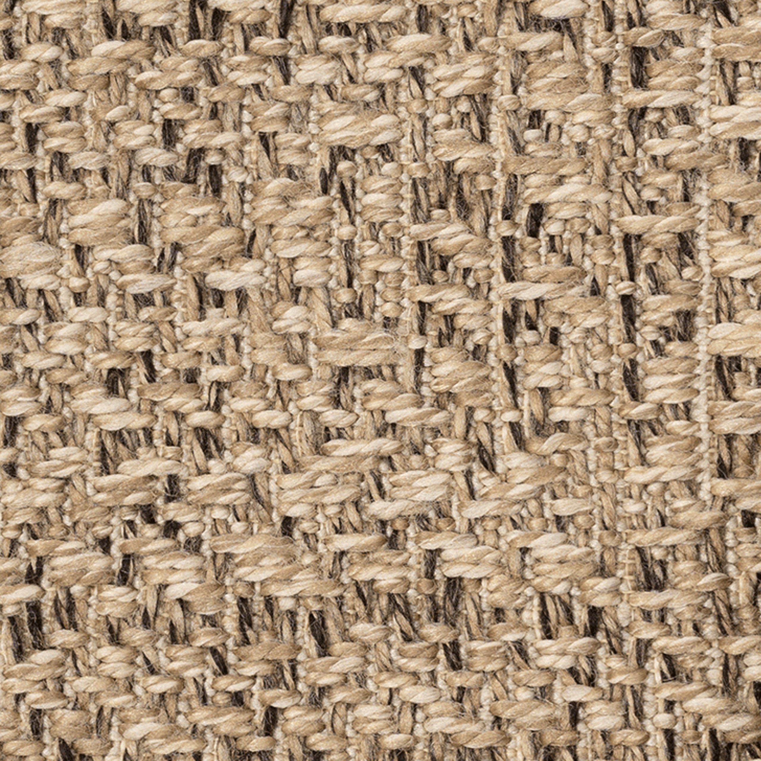 Carpetia Outdoorteppich In- und Outdoorteppich im modernen Jute-Look beige/braun, Oval