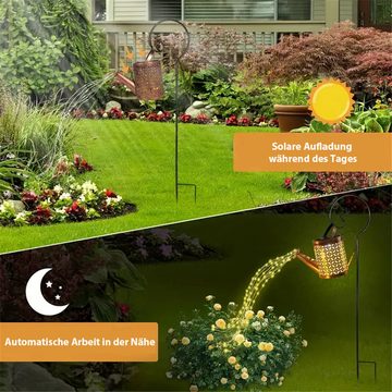 Bifurcation Außen-Stehlampe Solarwasserflasche, geeignet für Gartendekoration usw., Außenbeleuchtung, wasserdicht, 1 Artikel