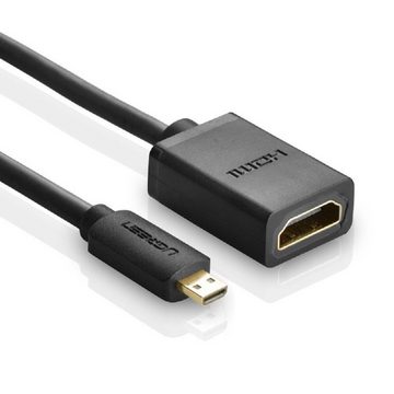 UGREEN Kabel Adapterkabel HDMI Adapter - Micro HDMI 19 Pin 20cm HDMI-Adapter, 20 cm