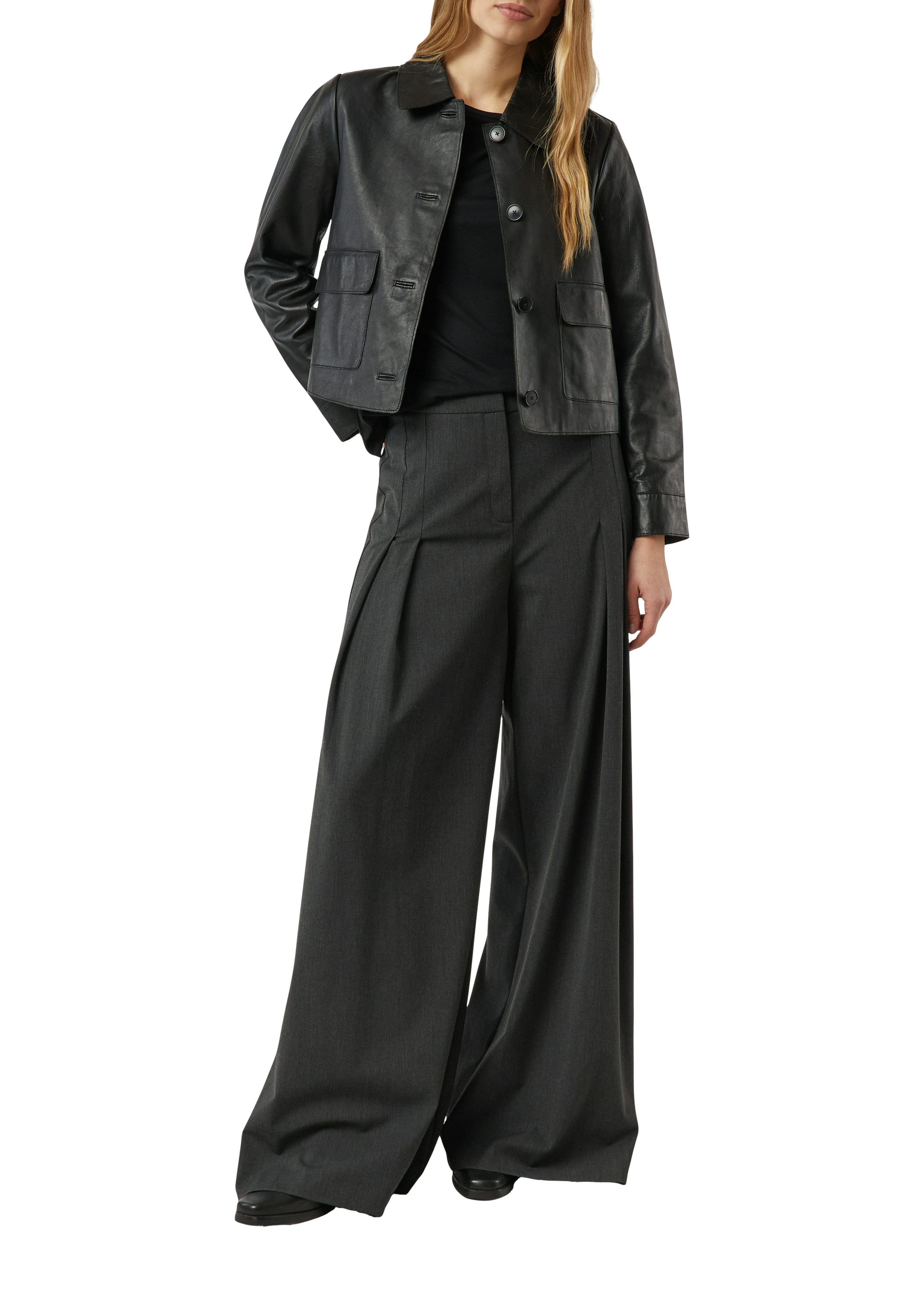 comma T-Shirt halbarm, mit U-Boot.Ausschnitt günstig online kaufen