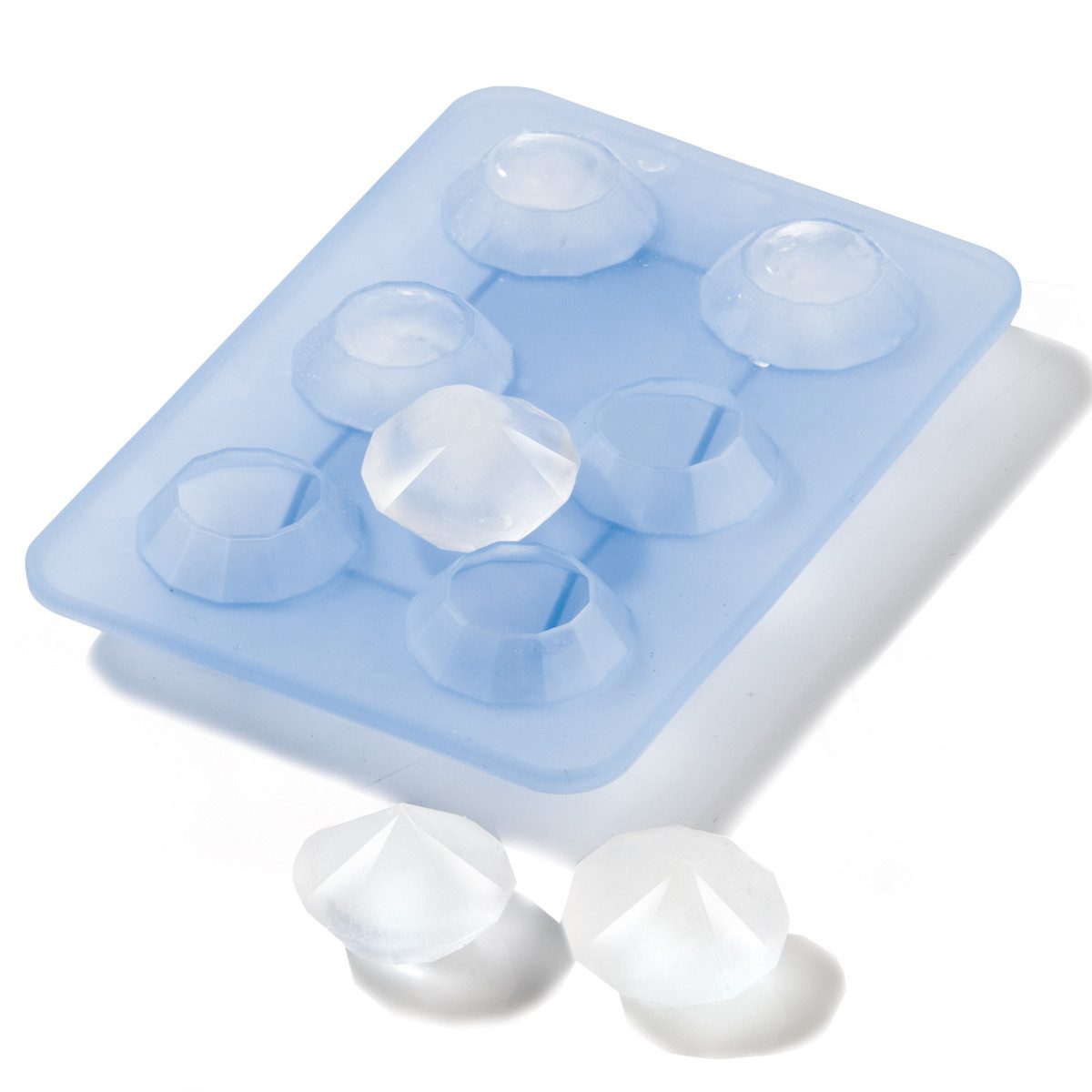 Lurch Eiswürfelform Eiswürfelform Ø 4 x 3cm Diamant eisblau