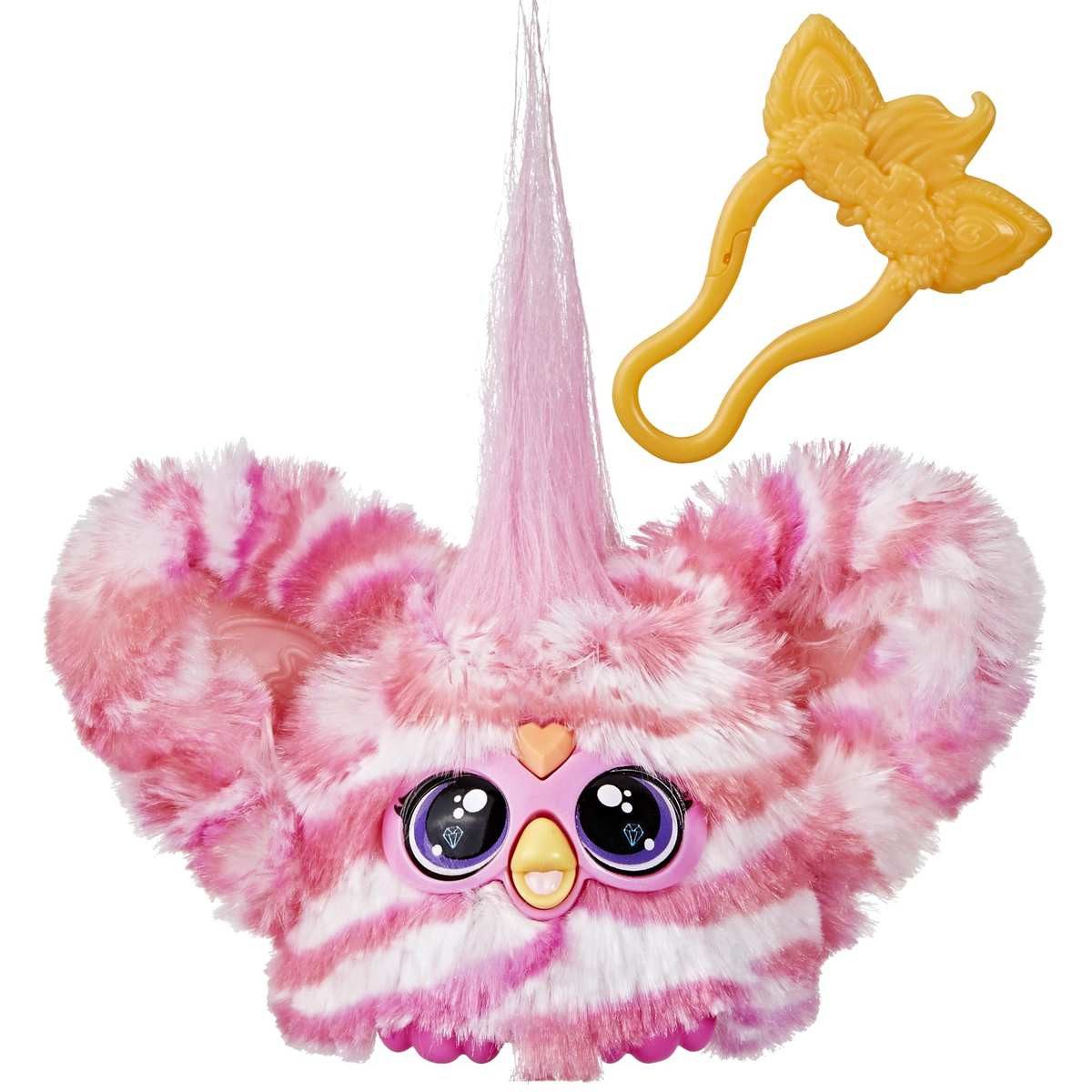 Hasbro Spielfigur Furby Furblets Bub-Lee Mini elektronisches Plüschspielzeug Pink 6+