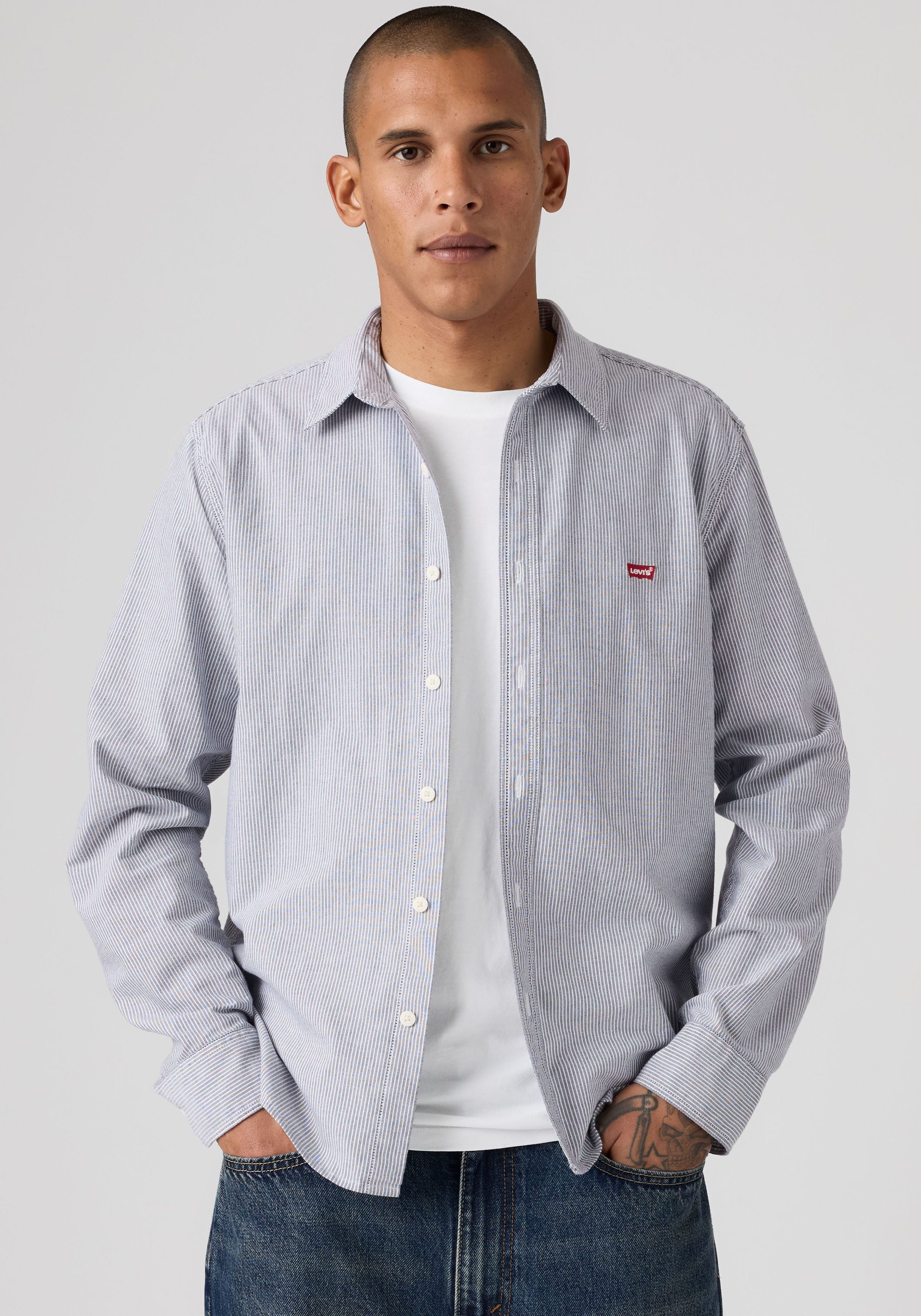 Levi's® Langarmhemd CLS BATTERY HM SHIRT - STANDARD mit abgerundetem Saum – Bild 2 von 5