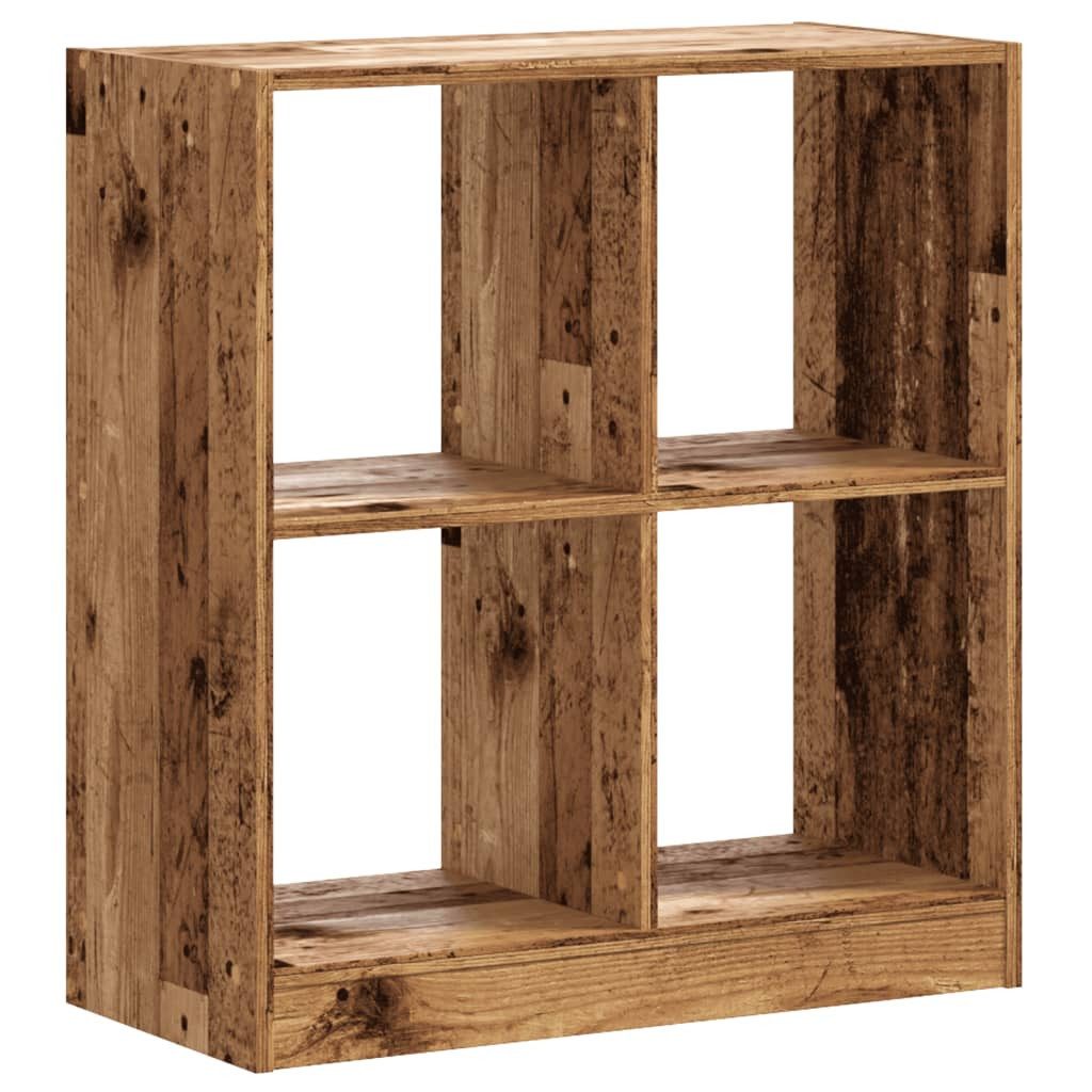 vidaXL Bücherregal Bücherregal Altholz-Optik 68,5x32x75 cm günstig online kaufen