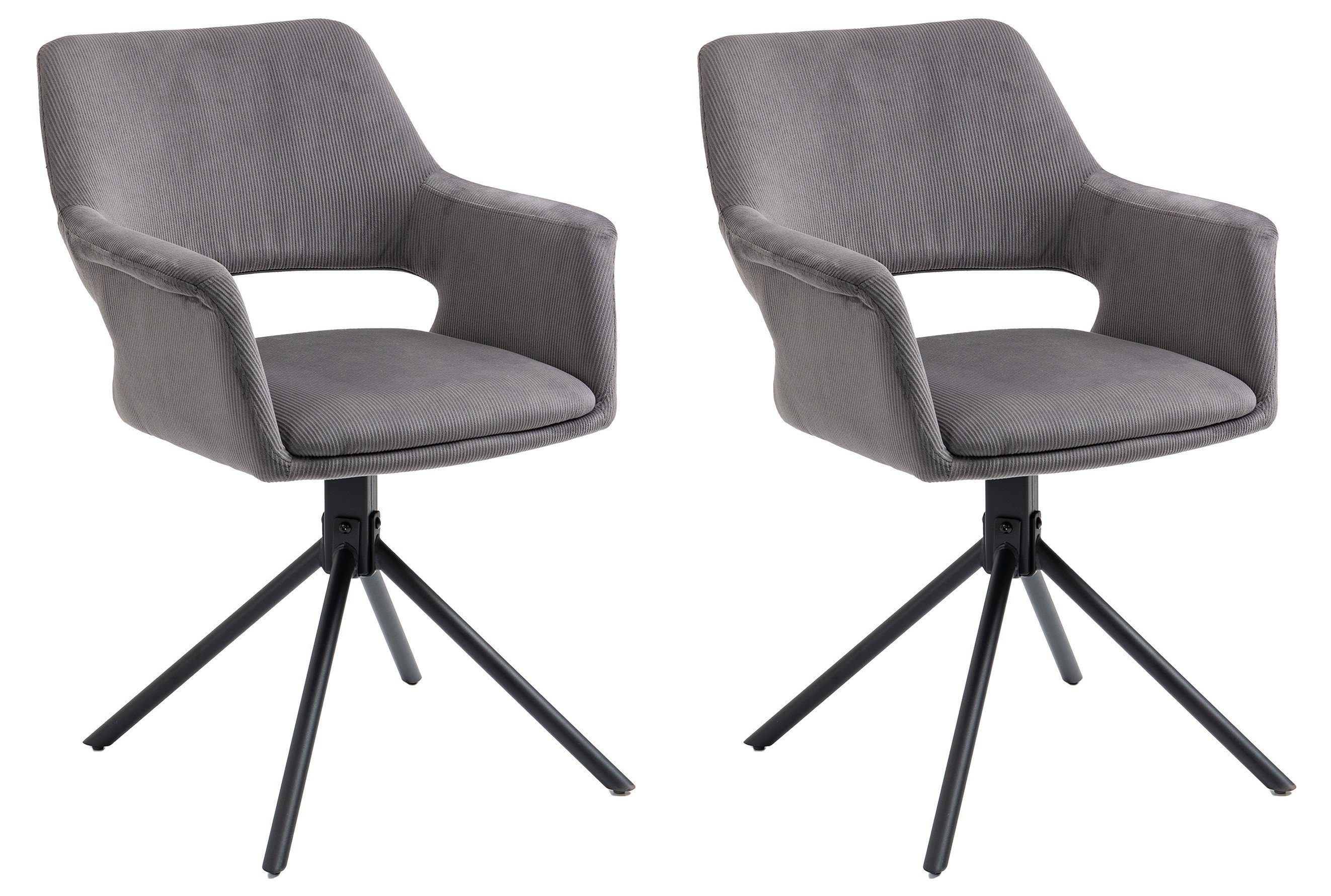 byLIVING Esszimmerstuhl Eleonore (2er-Set), 360° drehbar, günstig online kaufen