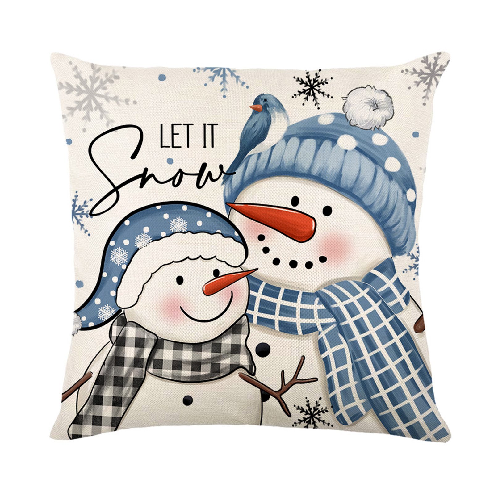 Qelus Kissenbezüge Weihnachten Kissenbezug 4er Set günstig online kaufen