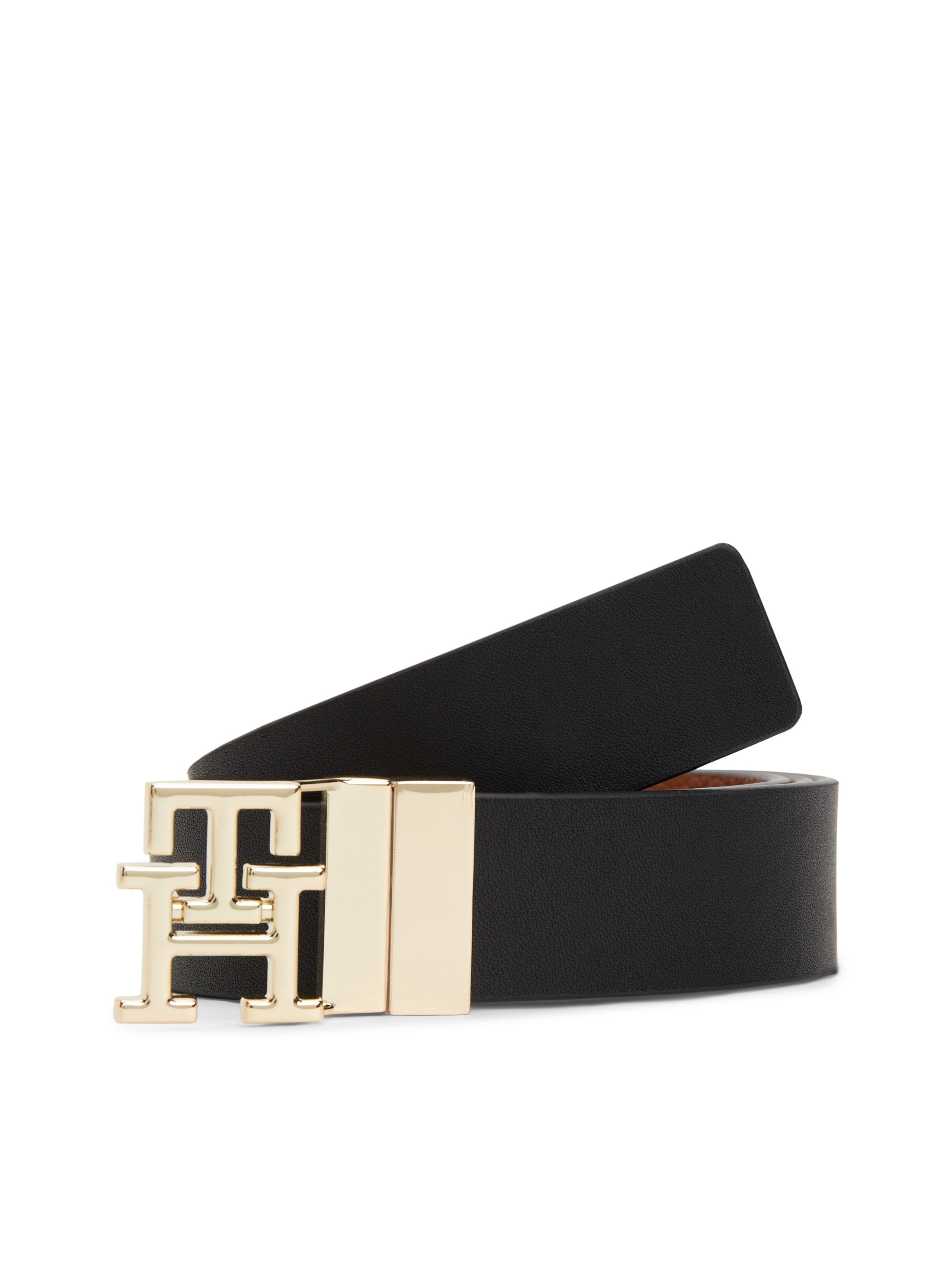 Tommy Hilfiger Wendegürtel TH LOGO REV PEBBLE – Bild 5 von 5