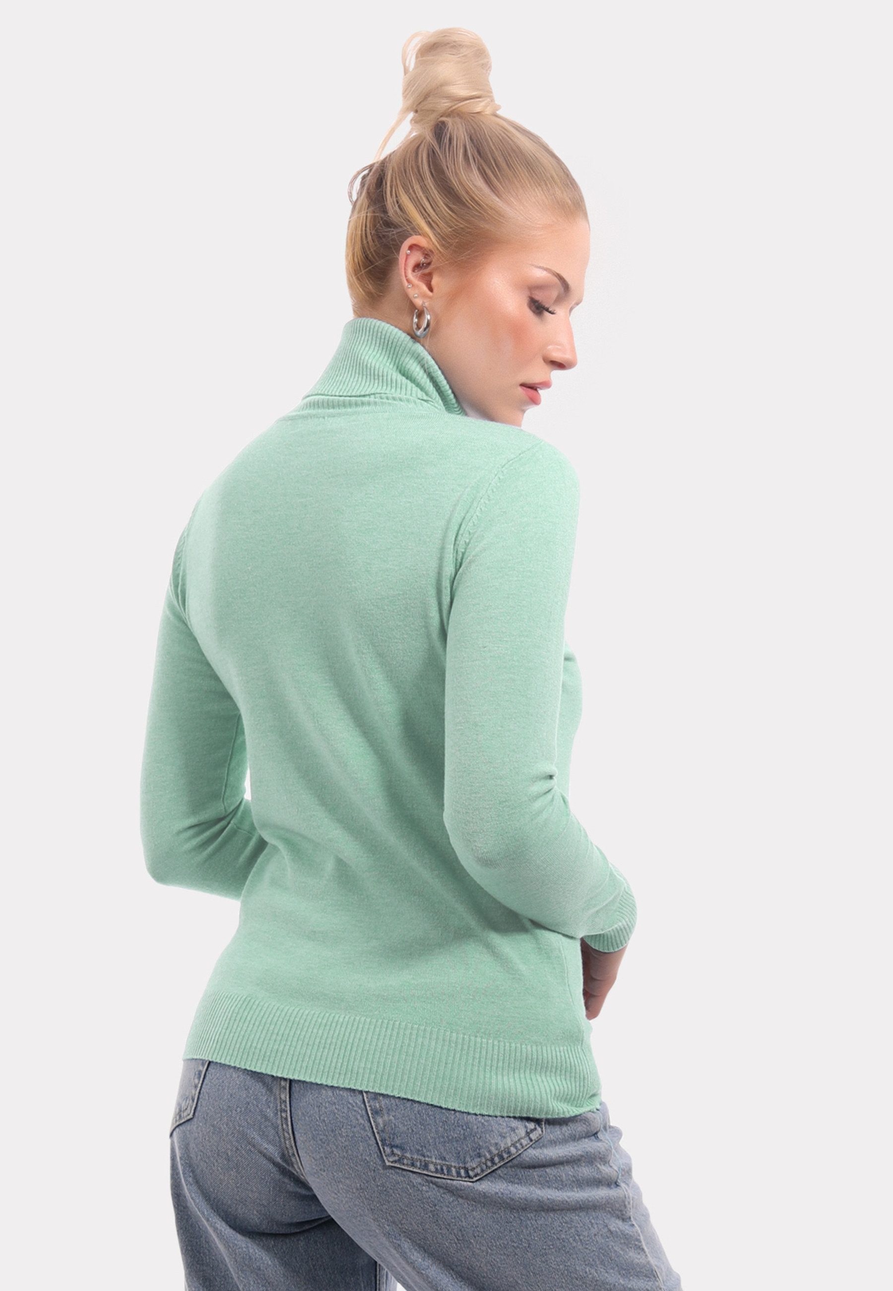 YC Fashion & Style Rollkragenpullover Basic Rollkragen Pullover Casual Roll günstig online kaufen