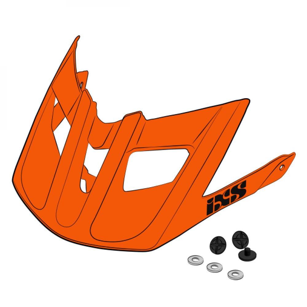 IXS Fahrradhelm IXS Sports Division iXS Visor + Pins Trail EVO unis orange - Ersatzvis
