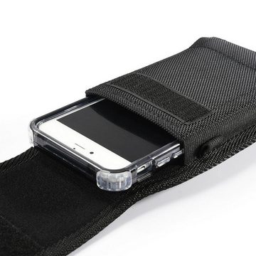 K-S-Trade Kameratasche für Panasonic Lumix DMC-TZ71, Holster Gürteltasche Holster Gürtel Tasche wasserabweisend Handy