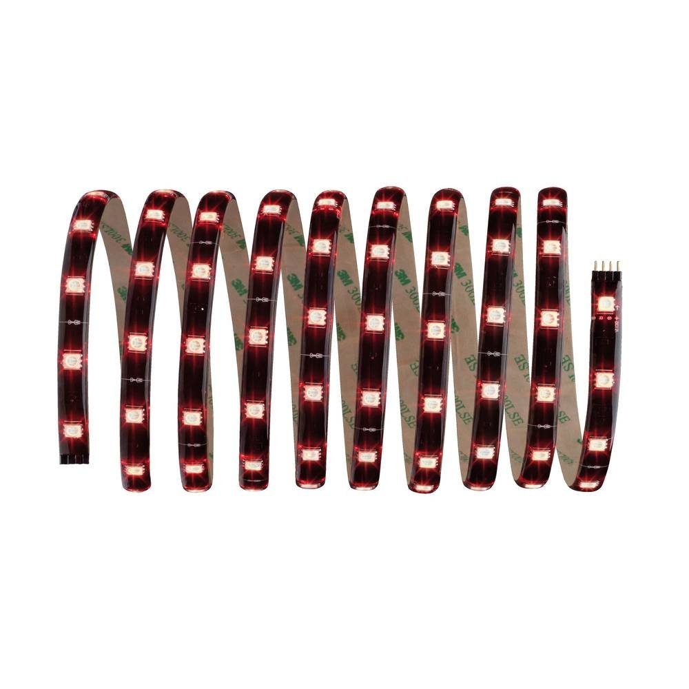 Paulmann LED Stripe YourLED Set 3m RGB für musikgesteuerten Farbwechsel 70956, flexibel, verlängerbar, selbstklebend, mit Musiksteuerung