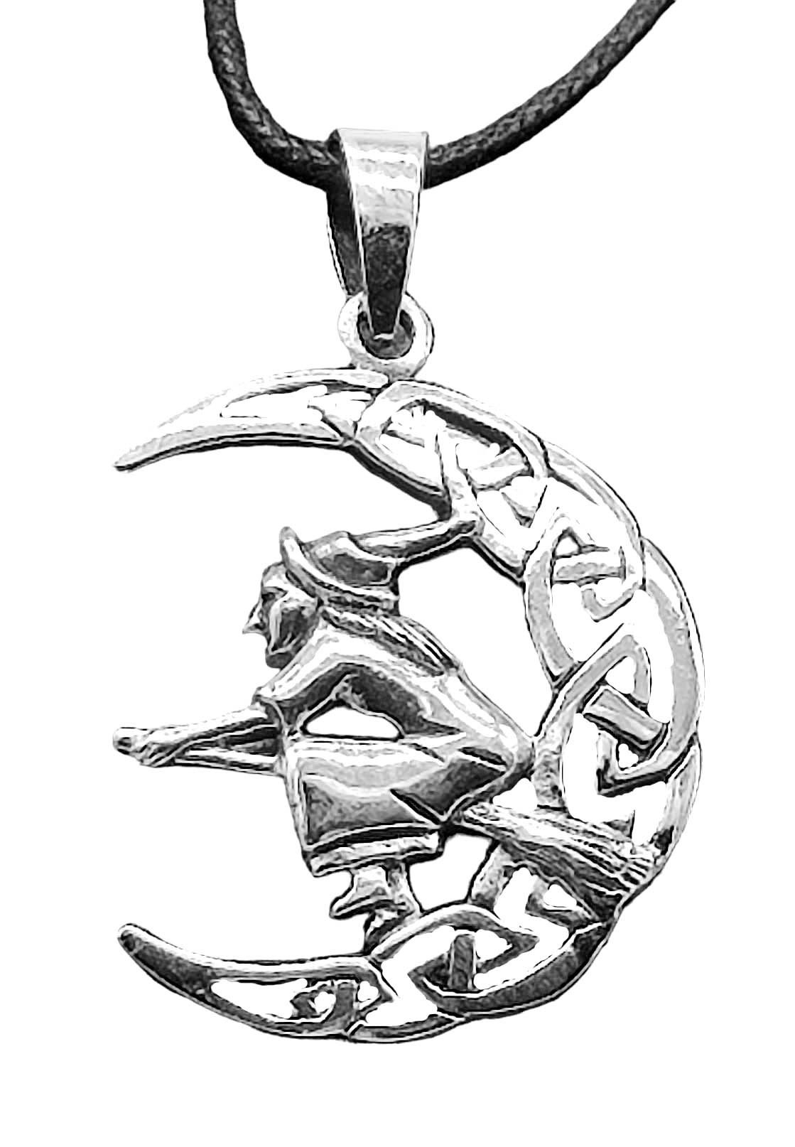 Kettenanhänger ANHÄNGER 464 HEXE - SILBER
