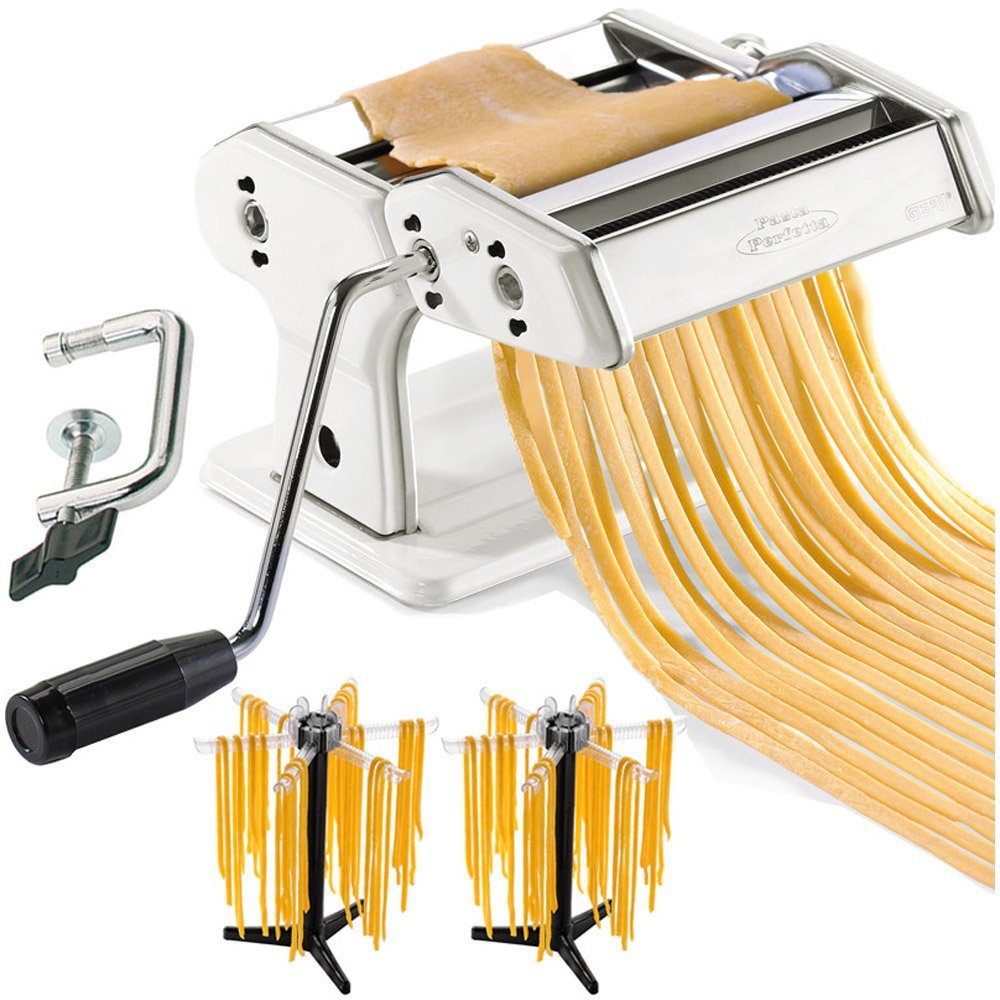 GEFU Nudelmaschine 89206 Pasta Perfetta, inkl. 2x Nudeltrockner CITARRE  (28360) mit je 6 Trocken-Arme, Pasta Maschine online kaufen | OTTO