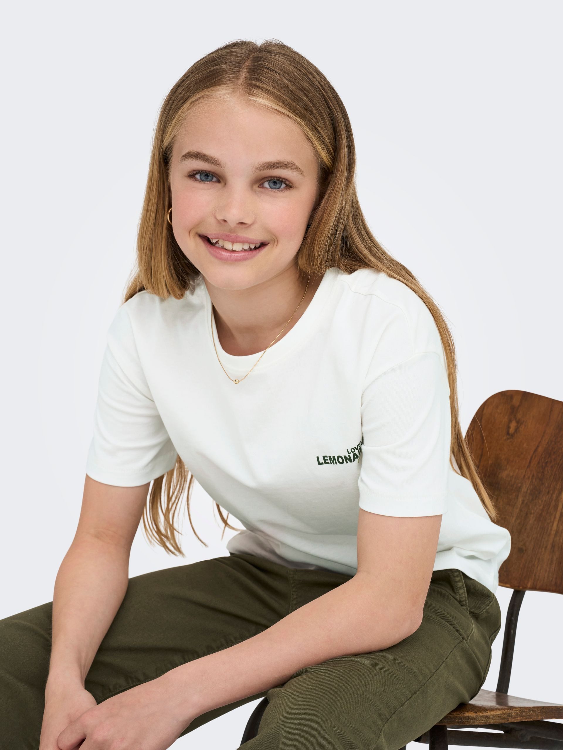 KIDS ONLY T-Shirt KOGHELEN LIFE S/S LOOSE PRINTED TEE JRS