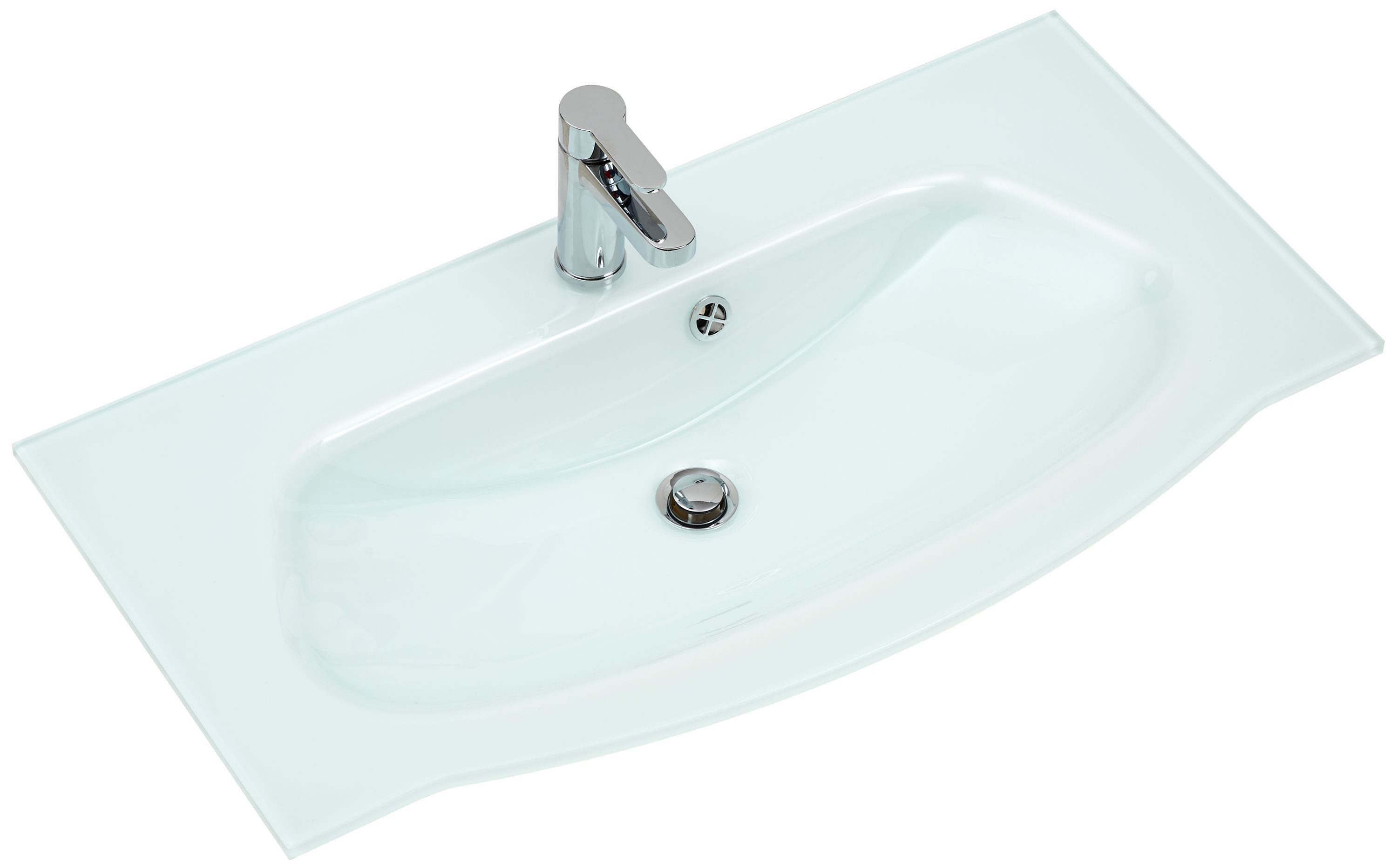 PELIPAL Badmöbel-Set Fokus 4005 Glaswaschtisch 92x49.1cm günstig online kaufen