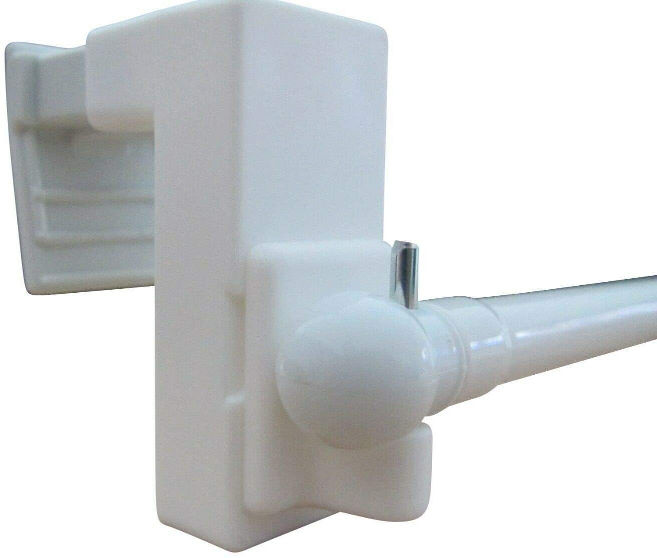 rewagi Donauklammer 1 Vitragenstange mit 2 Klemmträger ohne bohren & kleben günstig online kaufen