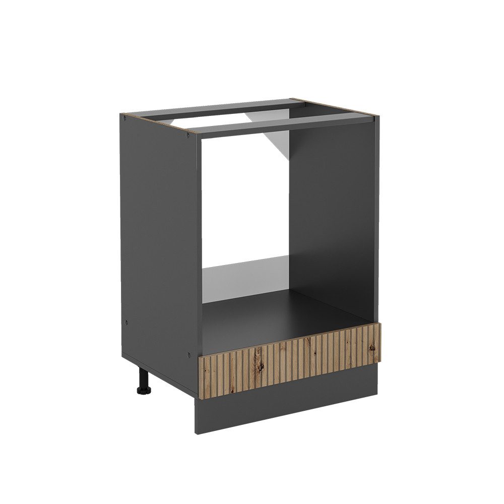 Vicco Herdumbauschrank R-Line, Artisan-Eiche/Anthrazit, 60 cm ohne Arbeitsplatte (1-St)