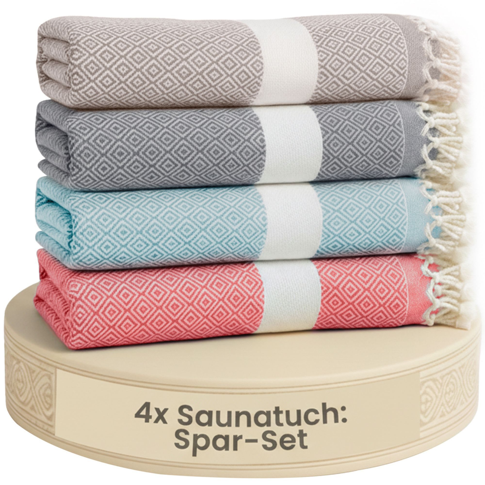 furora HOLIDAY Saunatuch Saunahandtuch Saunatuch Damen + Herren, Hamamtuch groß 100x200 XXL