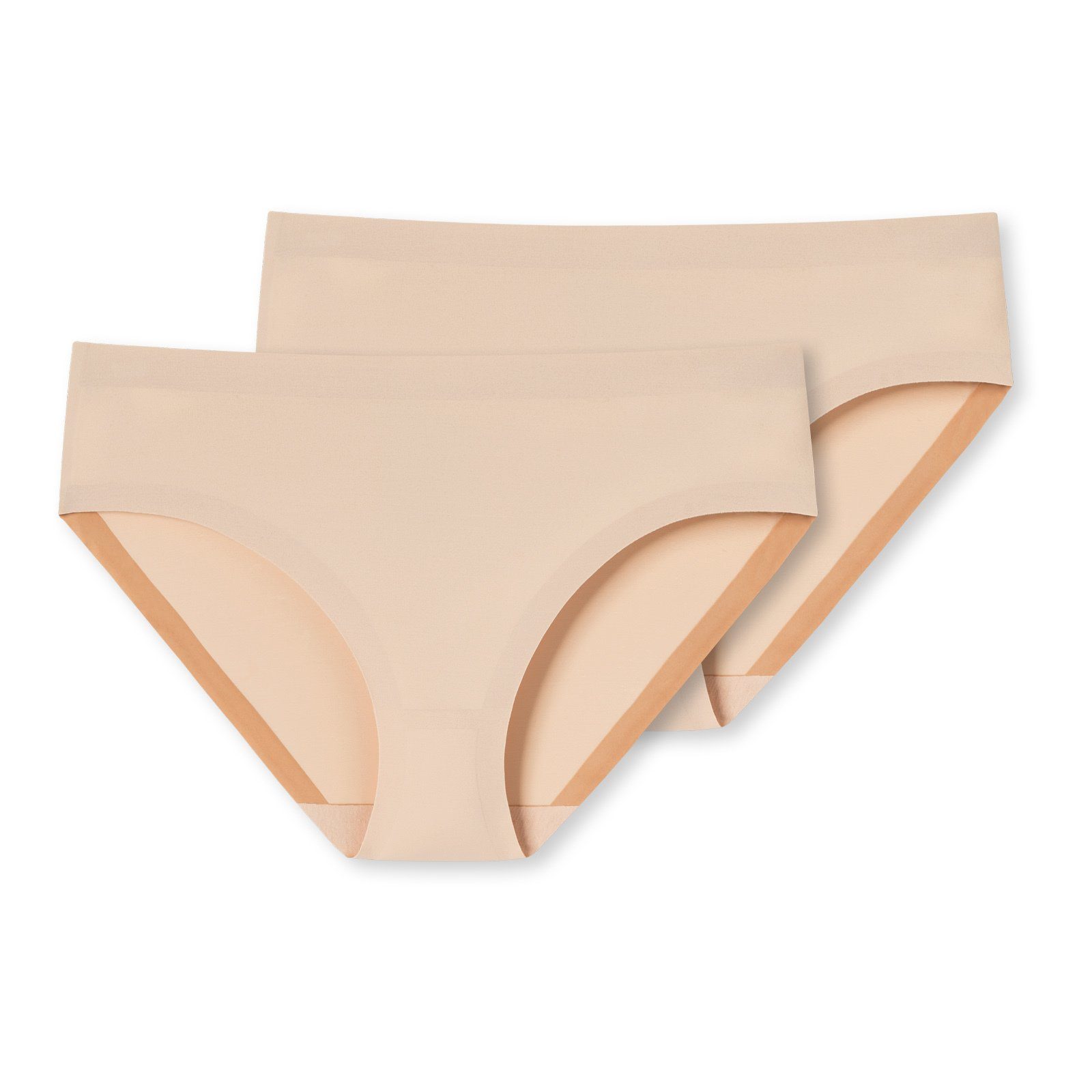2er Natur Invisible SCHIESSER Damen Slip Function, by Pack Slip - uncover
