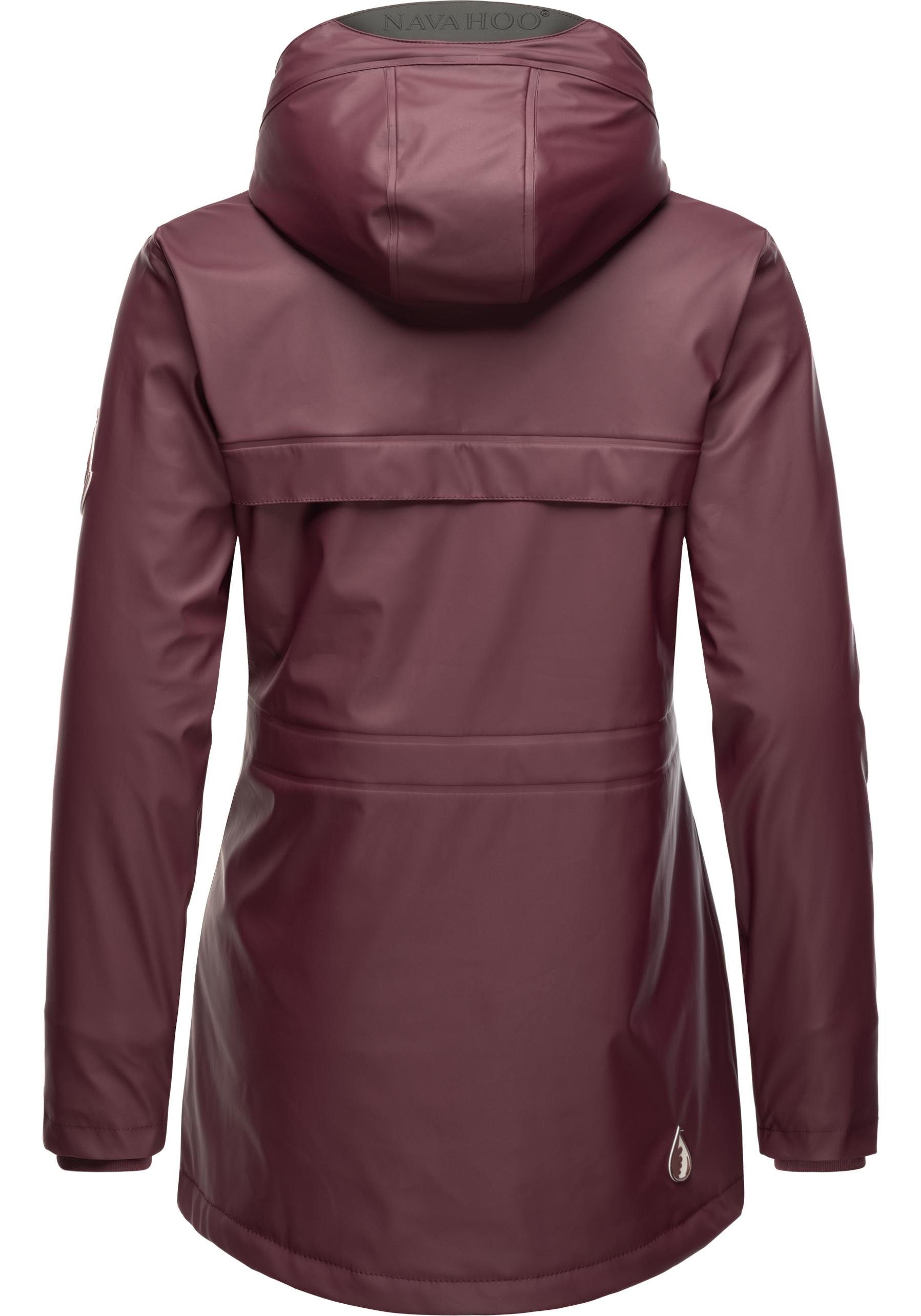 Navahoo Regenjacke Oceans Heart stylischer wasserdichter Regenmantel mit Kapuze