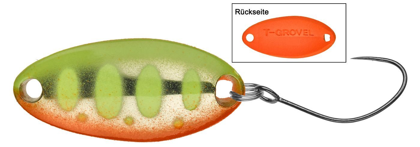 Kunstköder Illex T-Grovel Spoon - Forellenblinker