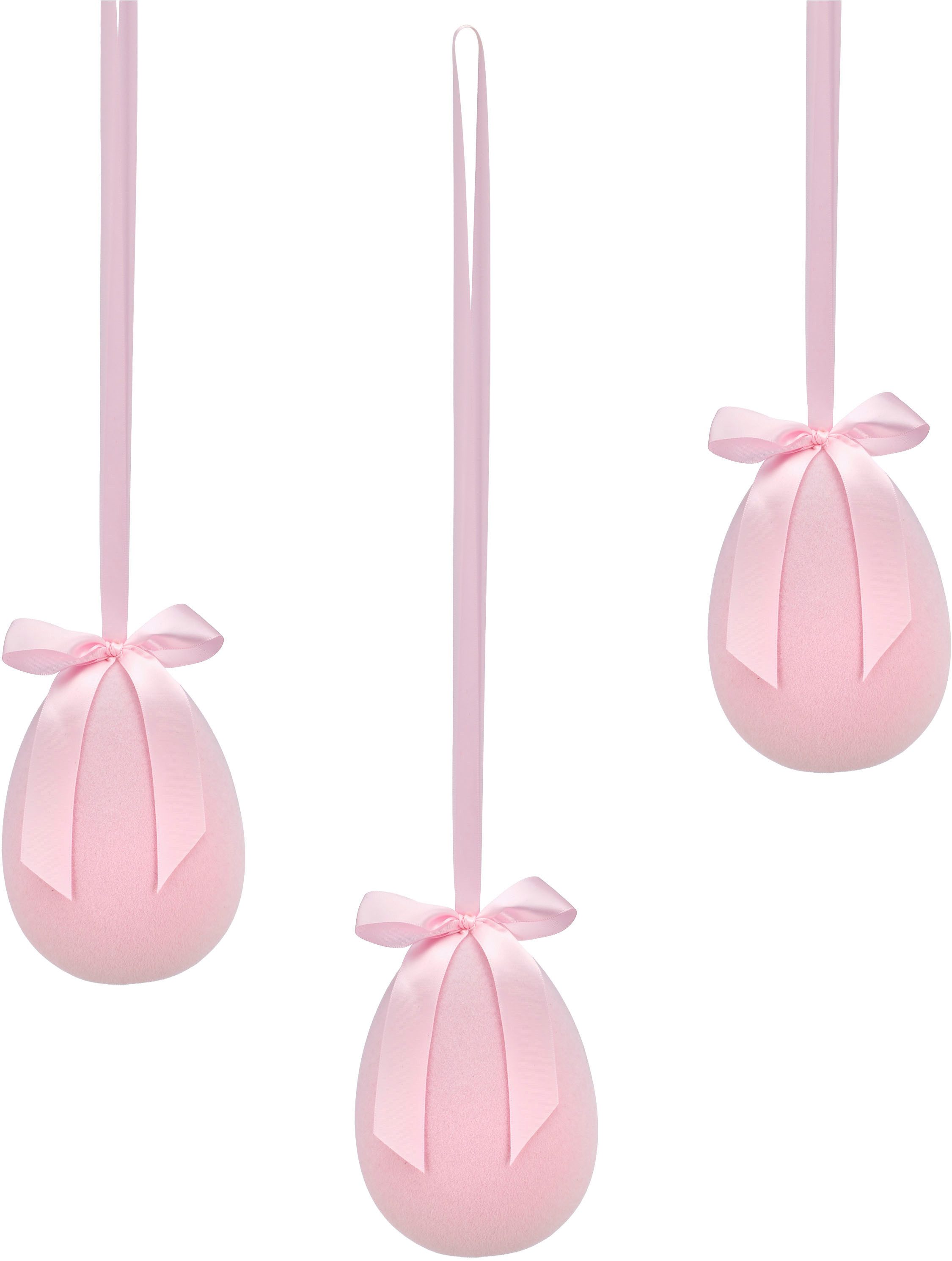 Creativ home Dekohänger Ostereier zum Hängen (3 St), mit Schleife