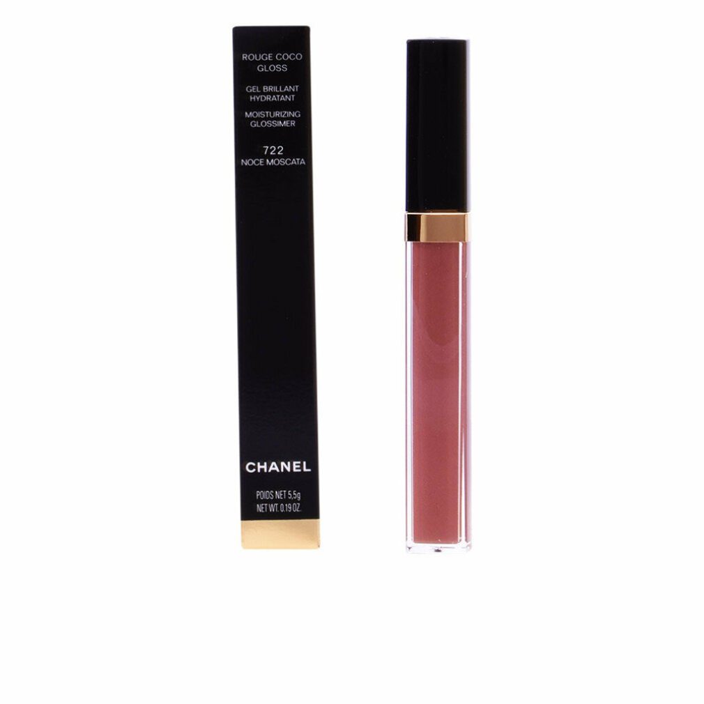 CHANEL Блеск для губ ROUGE COCO gloss #722-noce moscata 5,5 gr