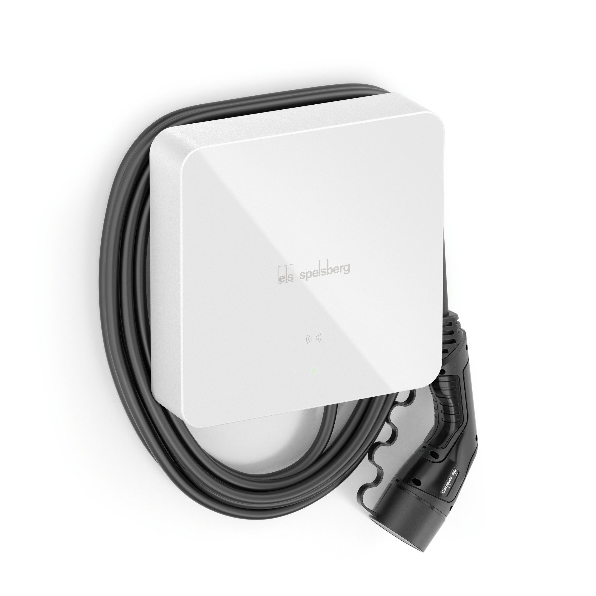 SPELSBERG Elektroauto-Ladestation Spelsberg Wallbox Pure 2.0, 11kW, Ladestrom variabel einstellbar in 1-A-Schritten, Polar, 7m Ladekabel mit Typ 2 Kupplung, USB, WLAN, Ethernet, Modbus