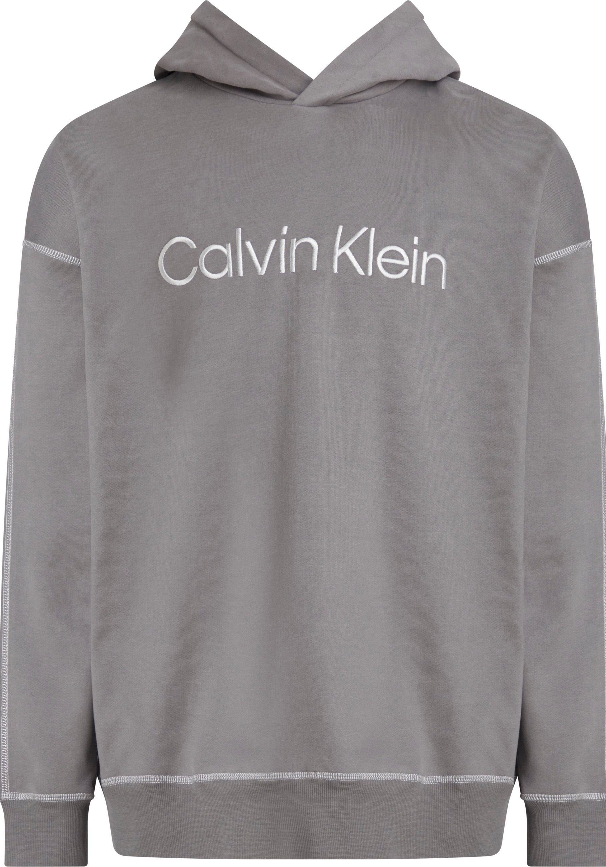 HOODIE auf Klein Brust Calvin mit Sweatshirt Underwear der Markenlabel L/S