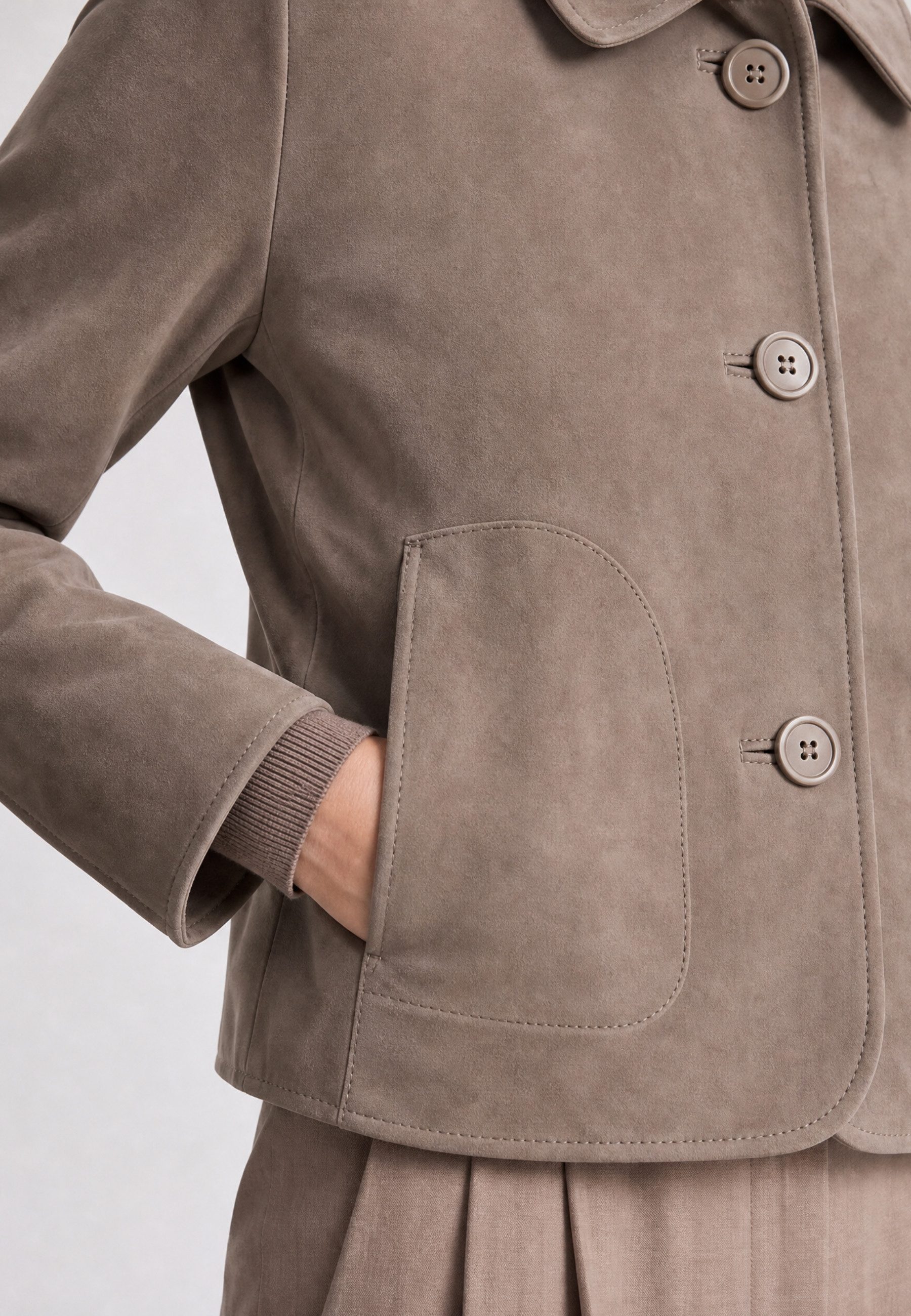 RICANO Lederjacke Jeena Hochwertiges Lamm Nappa Leder – Bild 5 von 5