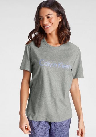 Calvin Klein Pyjamaoberteil su farbigen Logodruck