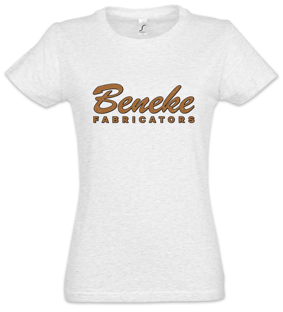 Urban Backwoods Print-Shirt Beneke Fabricators Damen T-Shirt Breaking Walter Better Bad White Call (1-tlg) Jesse Saul Pinkman Goodman