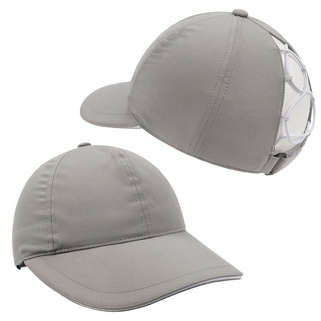 DÖRÖY Baseball Cap Outdoor-Baseballkappe für Frauen,schnell trocknende Kappe,Sonnenblende Grau | Baseball Caps