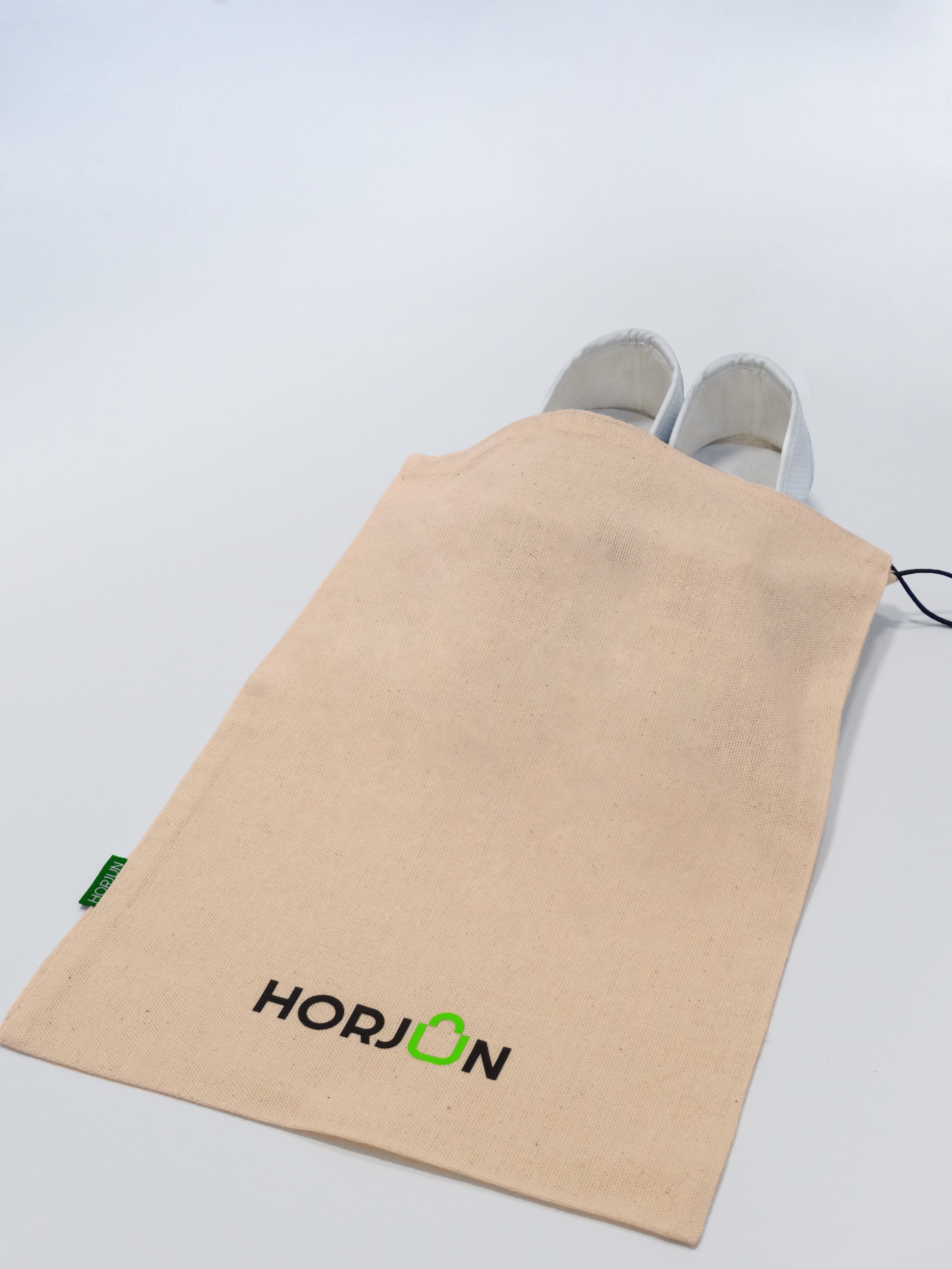 Horjun Schuhbeutel Schuhsäcken 40cm x 28cm, Schuh Tasche, 4 Stück, 100% Baumwolle, Kattun Stoffe