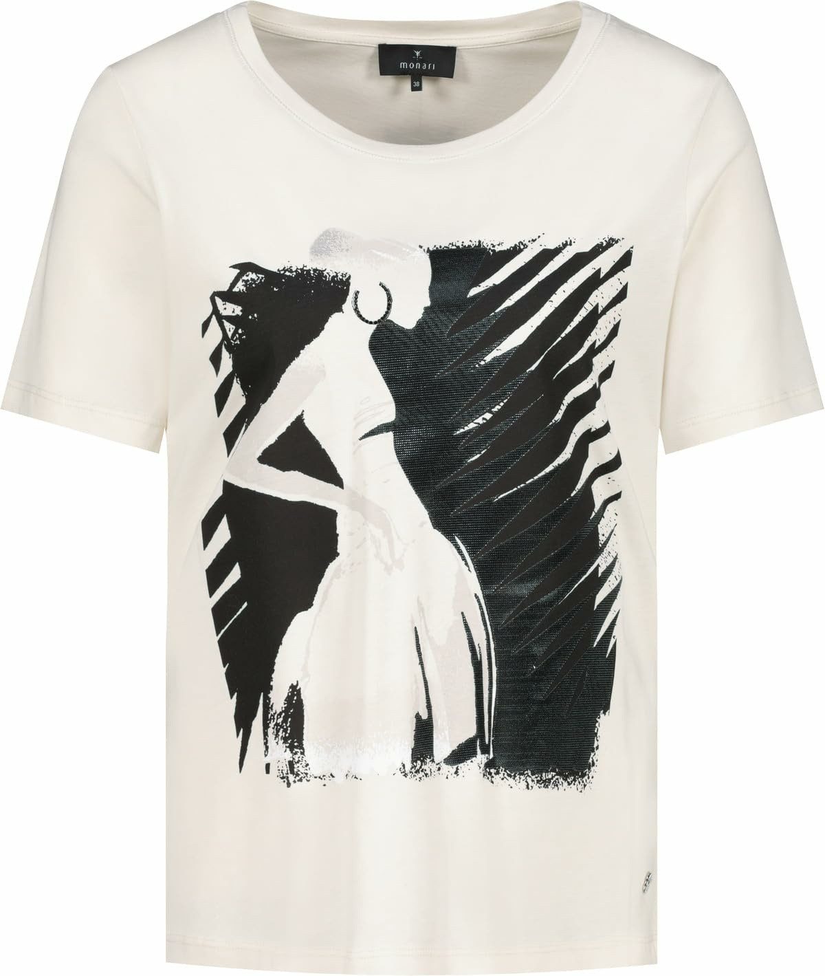 Monari Rundhalsshirt Monari für Damen (1-tlg., keine Angabe)