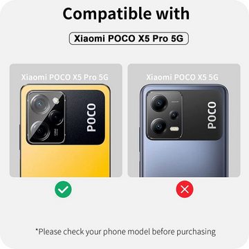 MSM 2X Schutzglas (Display + Kamera) für Xiaomi POCO X5 Pro 5G für Xiaomi Poco X5 Pro 5G, Displayschutzfolie, Panzerglas